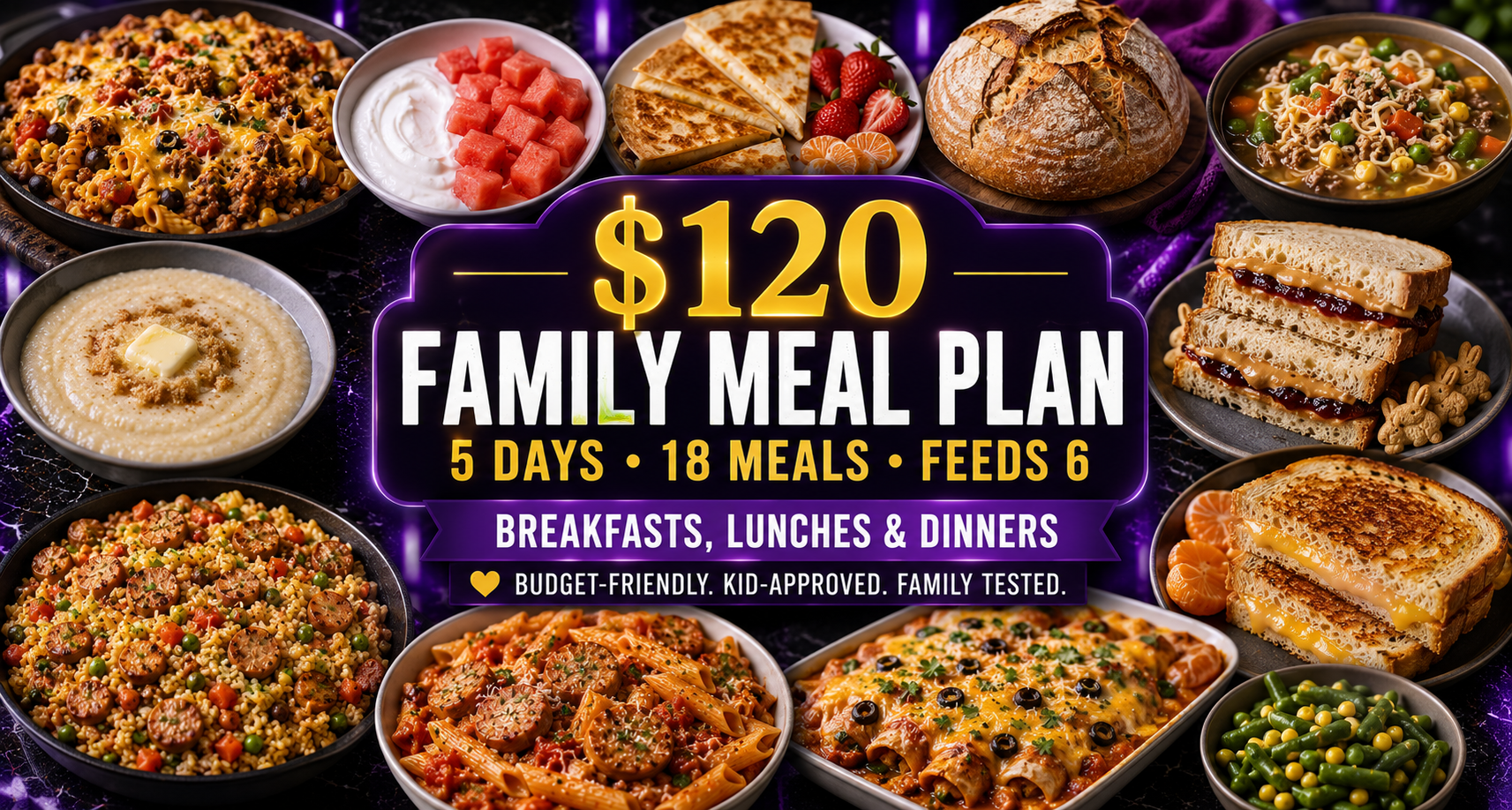 How to Feed a Family of 6 on a $120 Budget