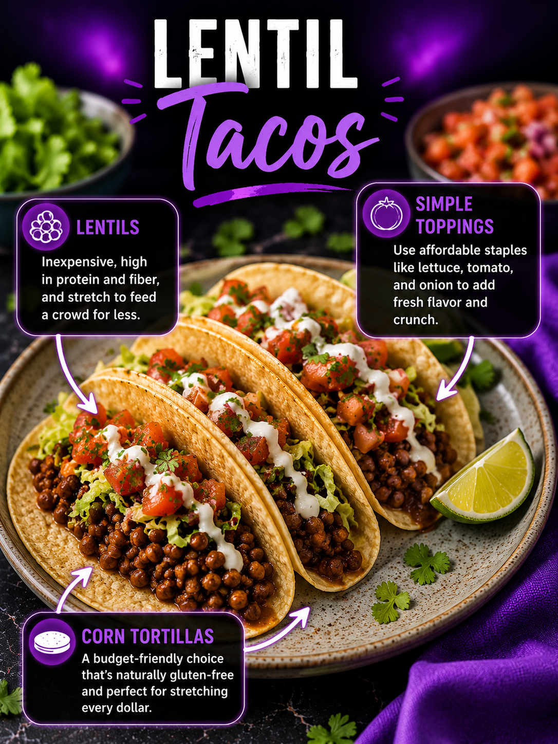 Lentil Tacos
