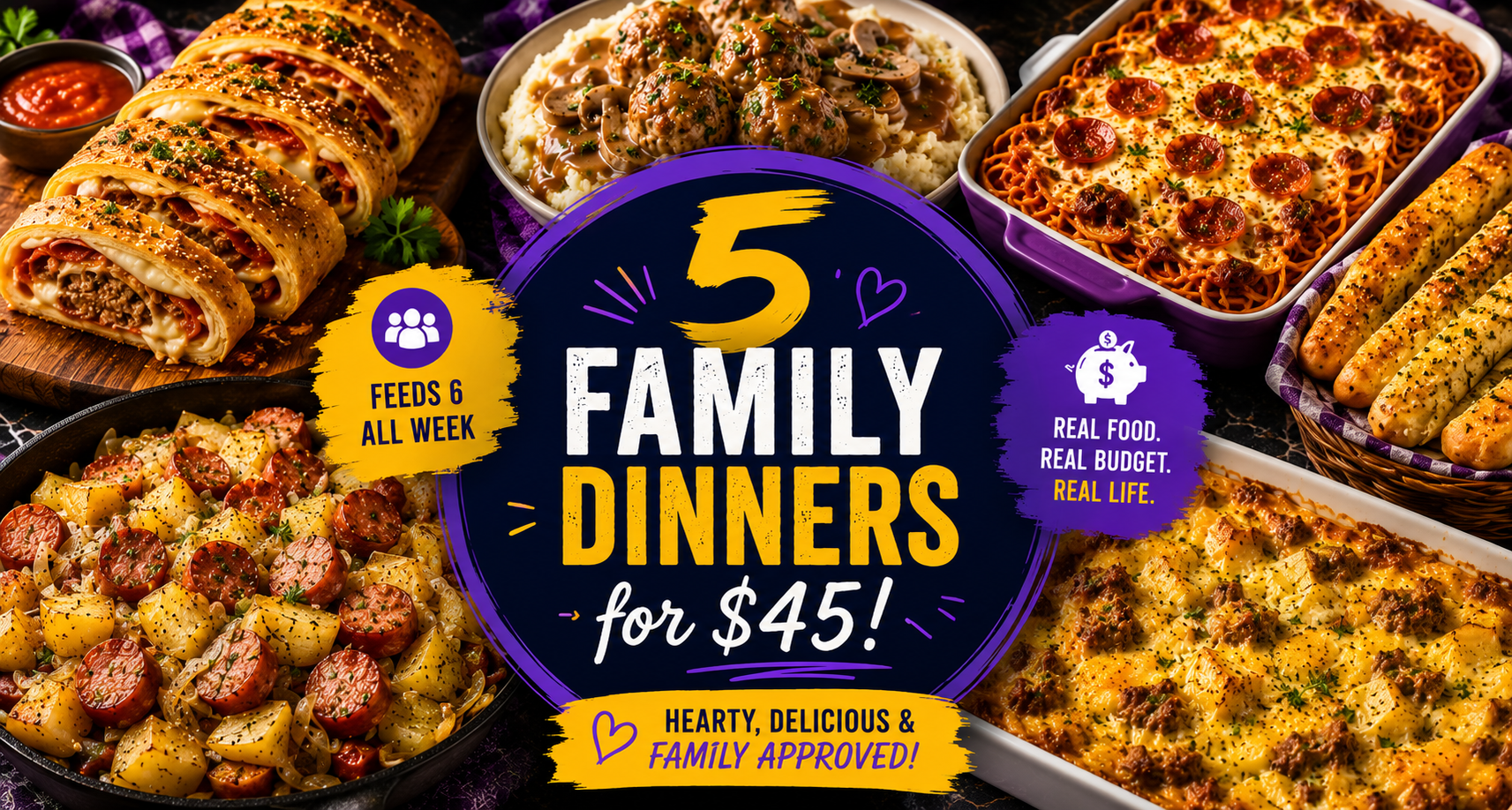 Feeding a Family of 6 for $45
