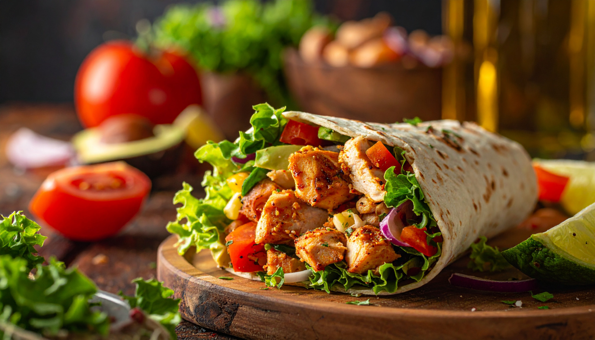 Southwest Chicken Wraps