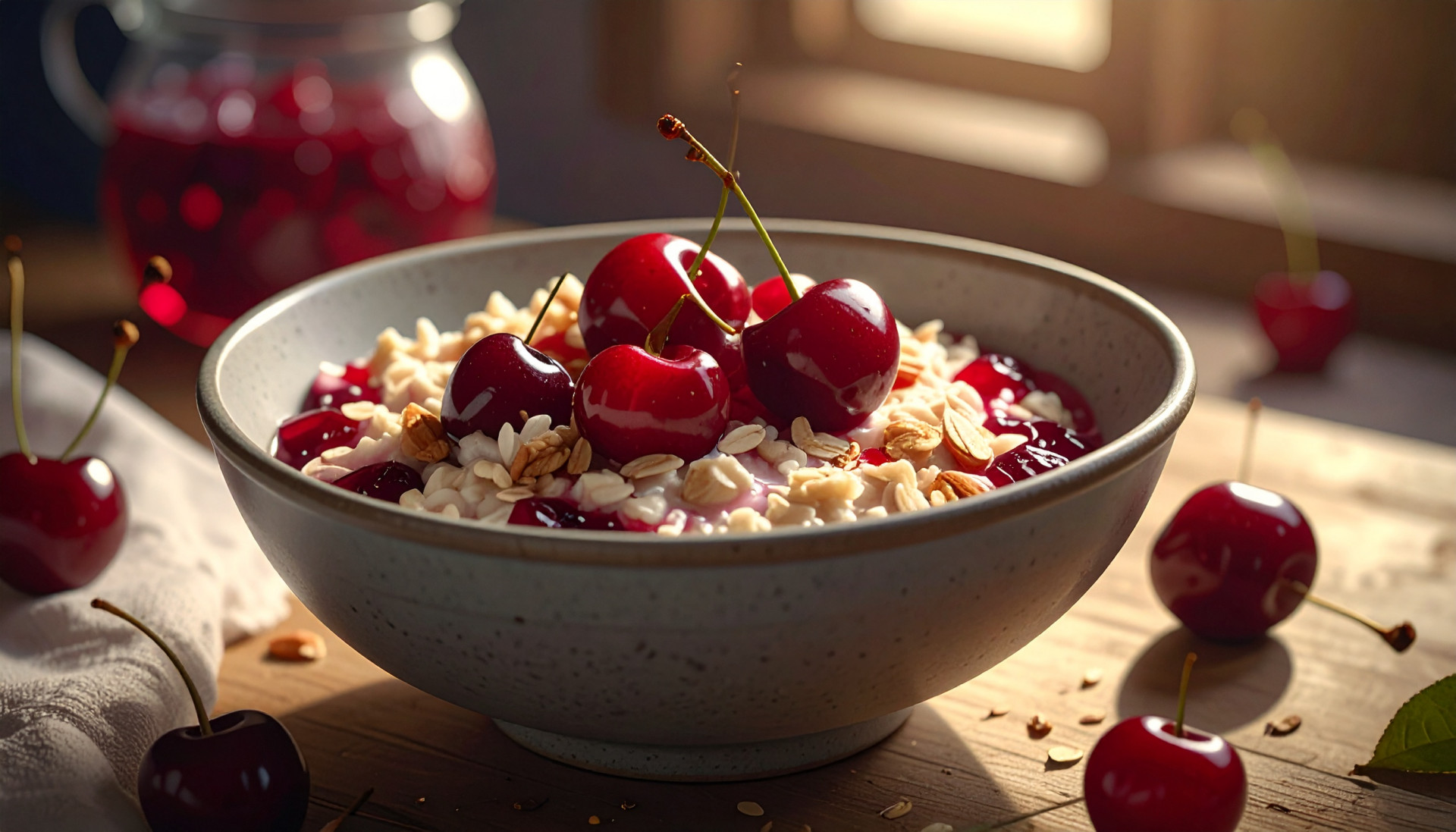 Cherry Overnight Oats