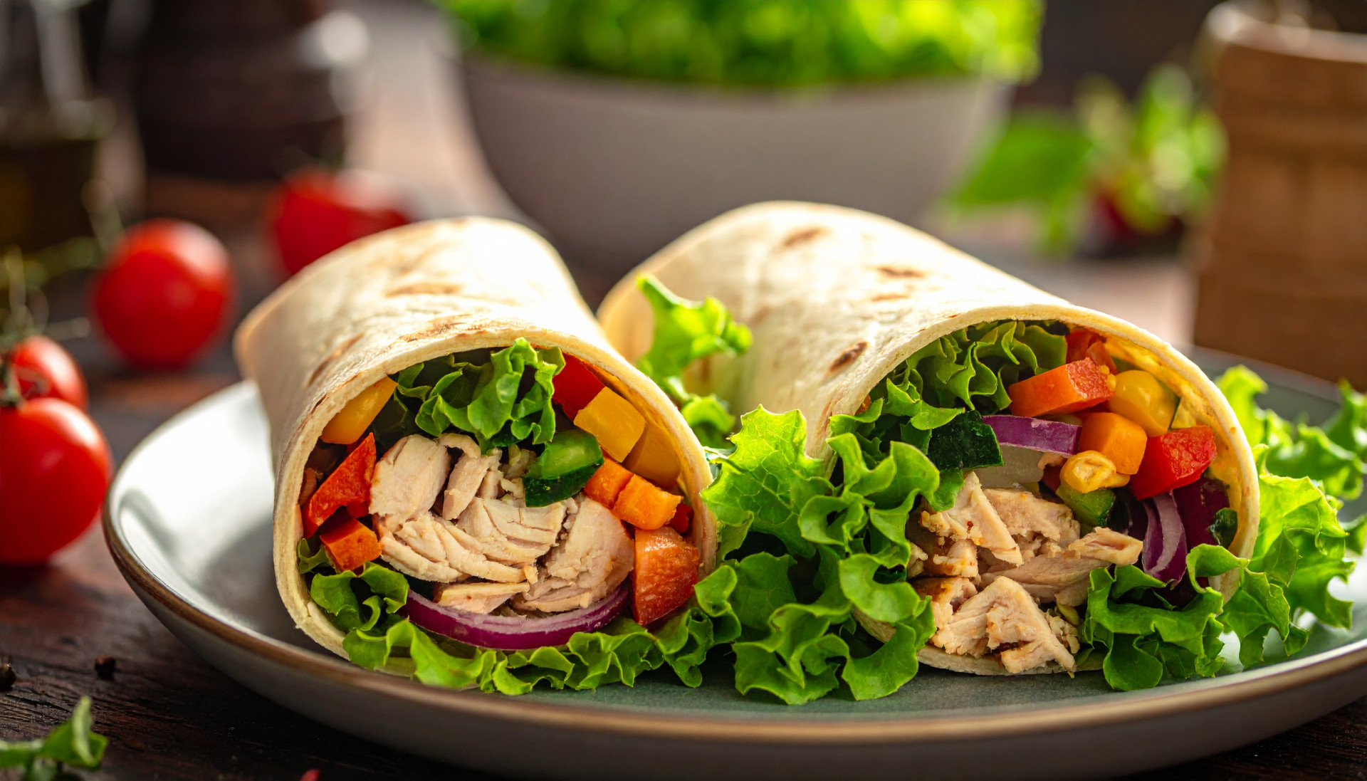 Turkey Veggie Wraps