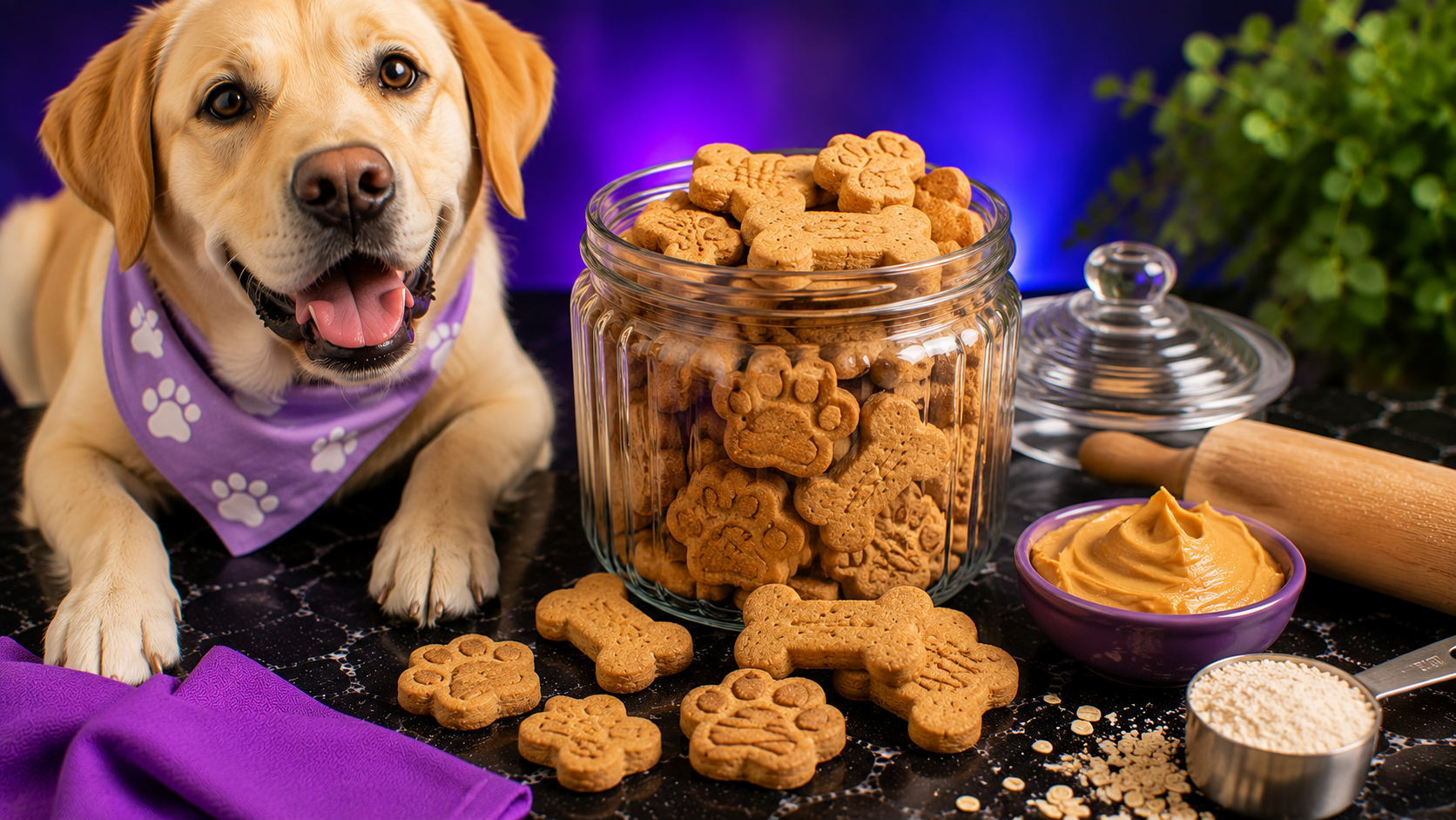 Peanut Butter Cookies for Dogs
