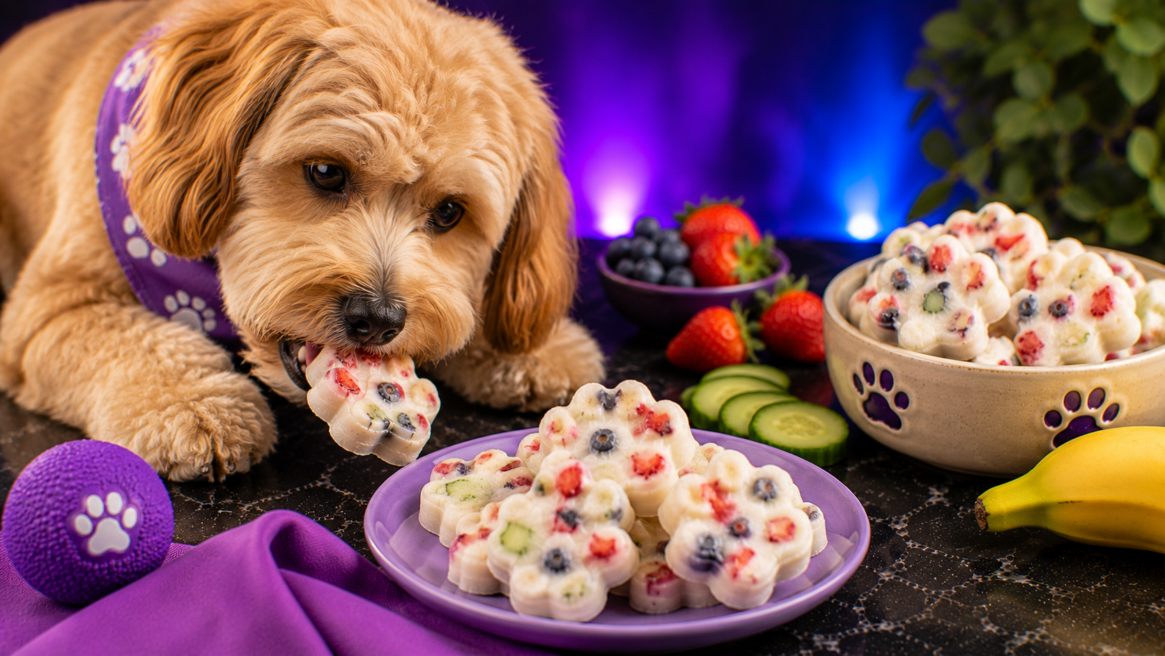 Frozen Yoghurt Dog Treats