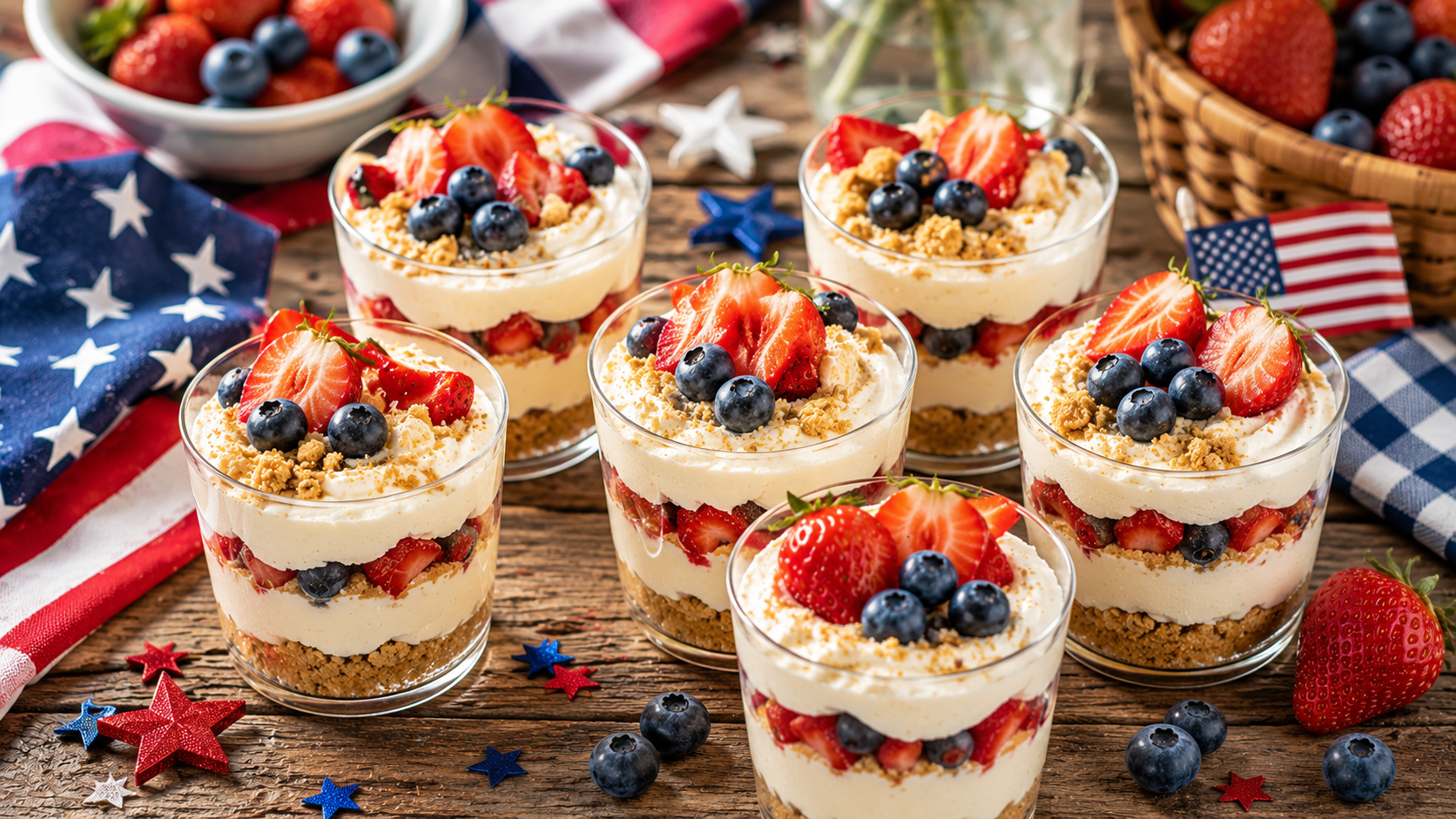 Berry Cheesecake Cups