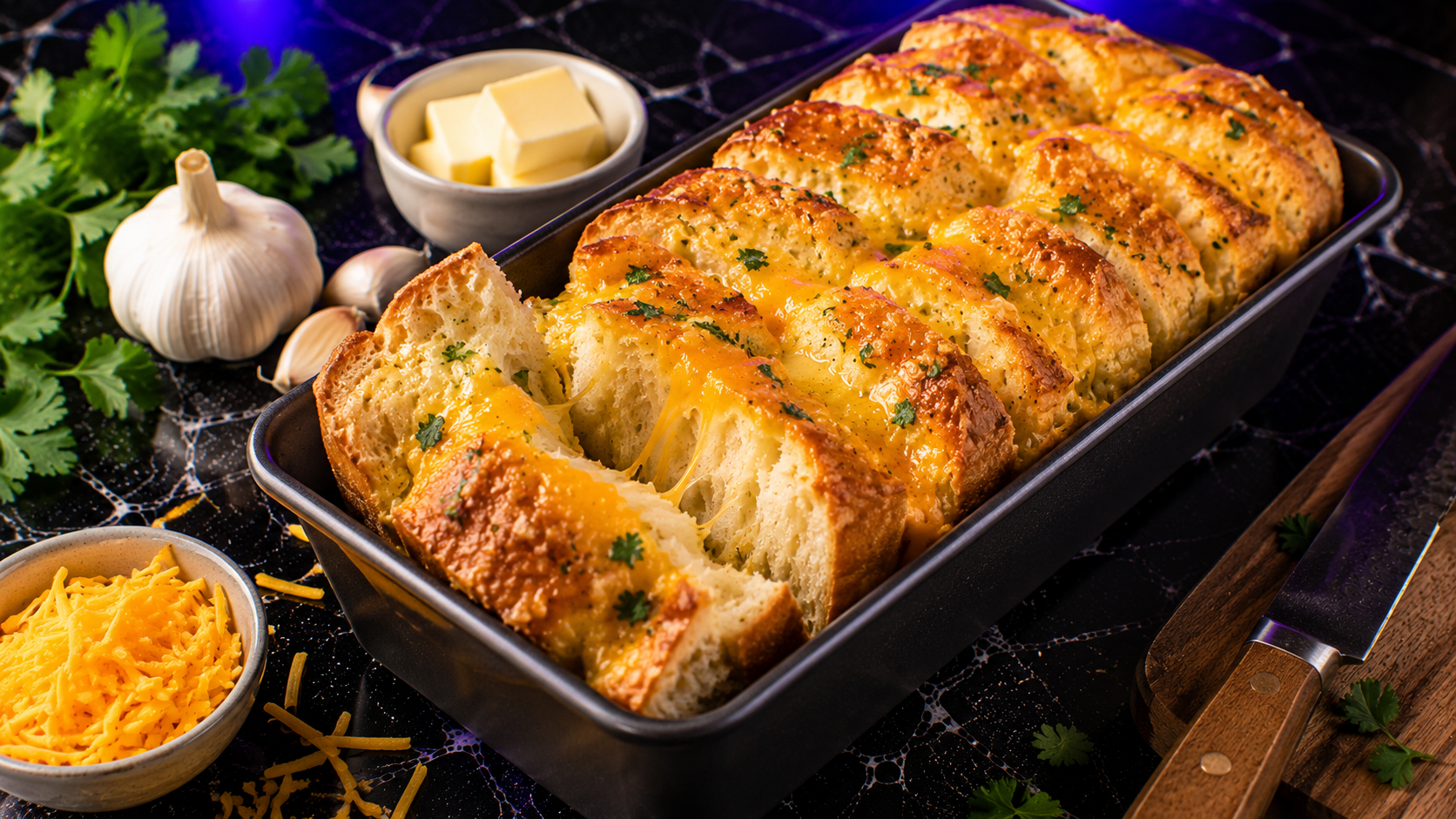 Pull Apart Garlic Bread