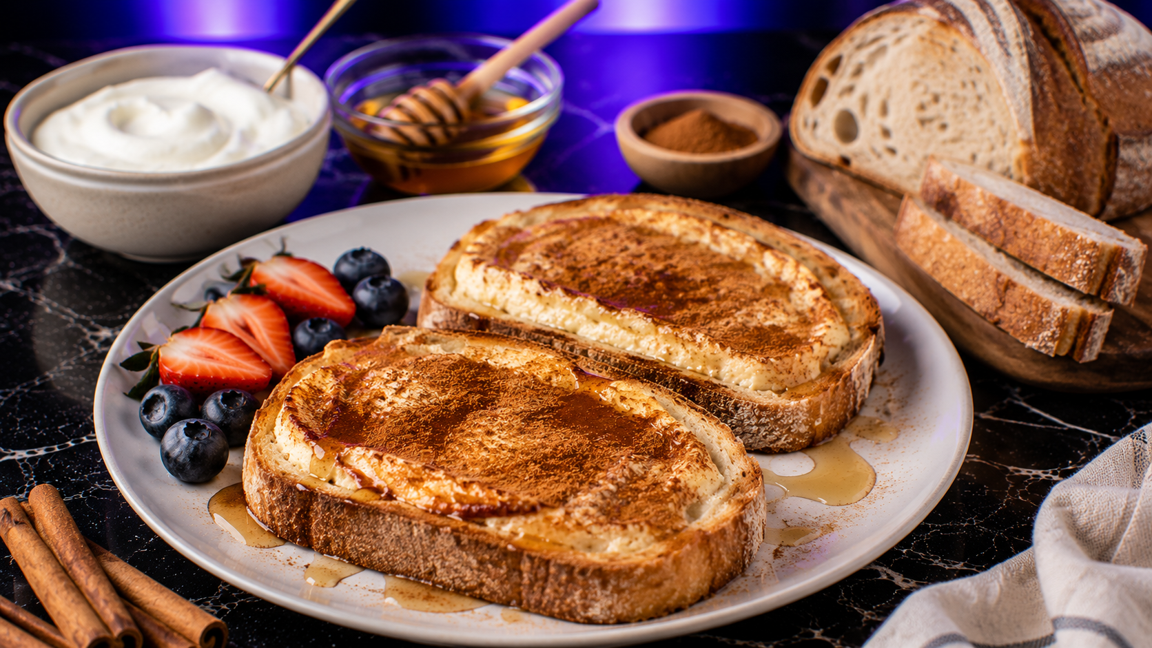 Quick, Easy, and Healthy Cinnamon Crunch Toast