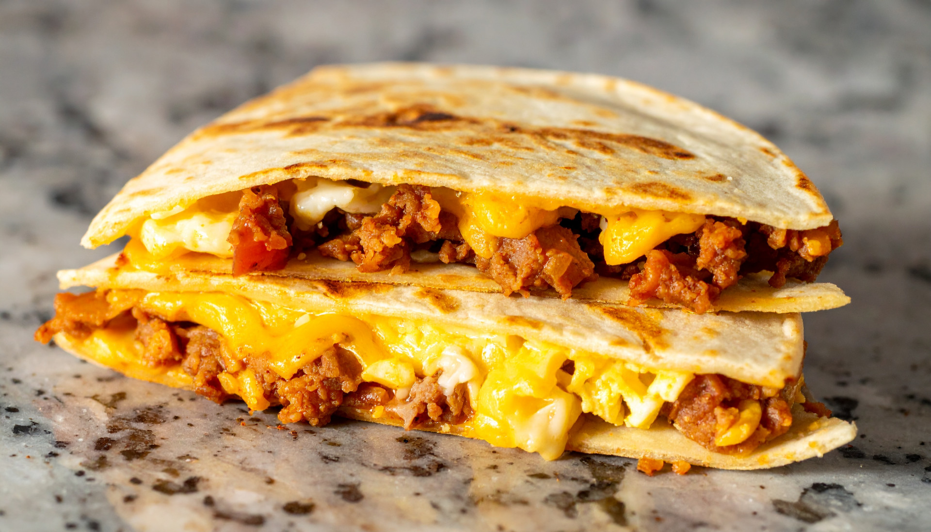 Sausage, Egg & Cheese Breakfast Quesadilla
