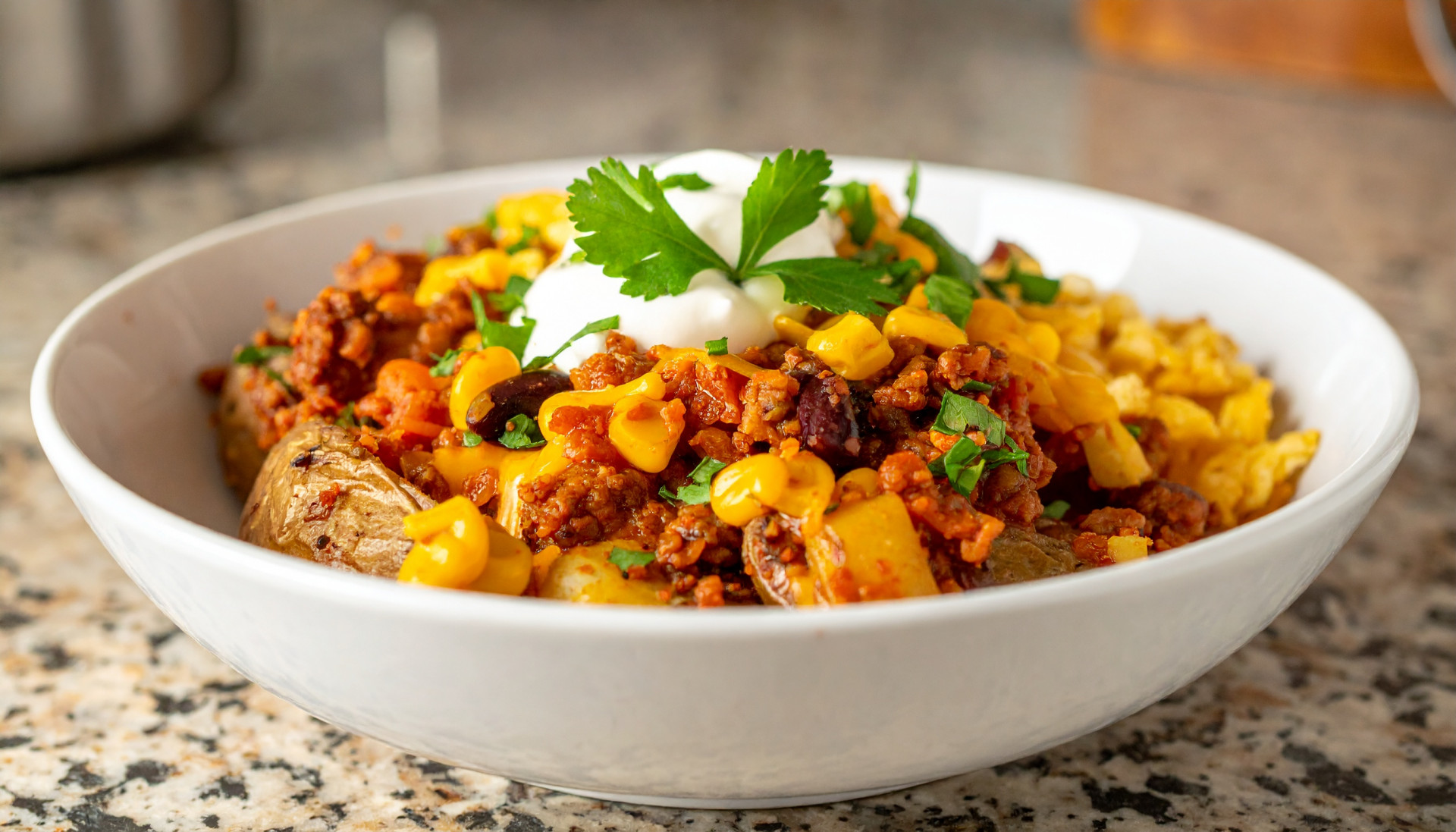 Loaded Southwest Breakfast Potato Bowl