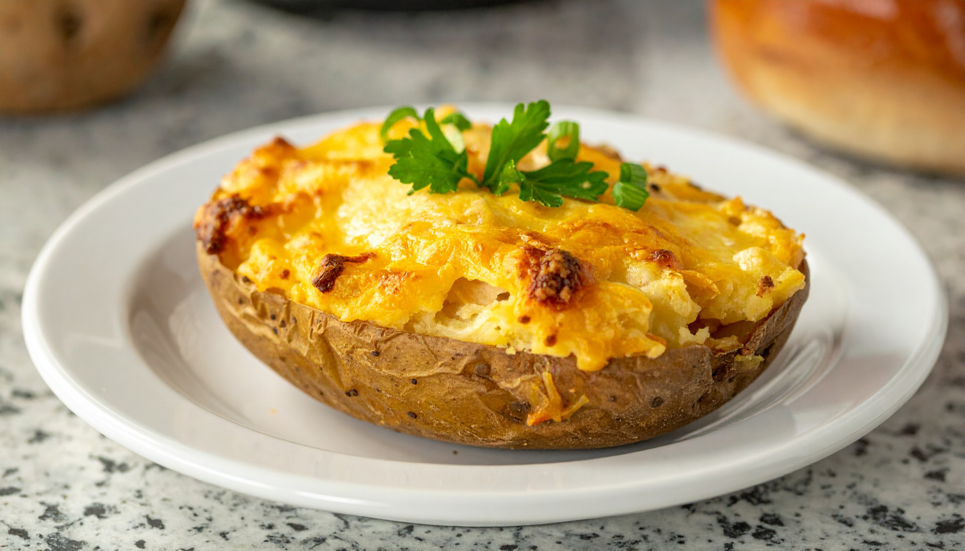Chicken Pot Pie Baked Potato