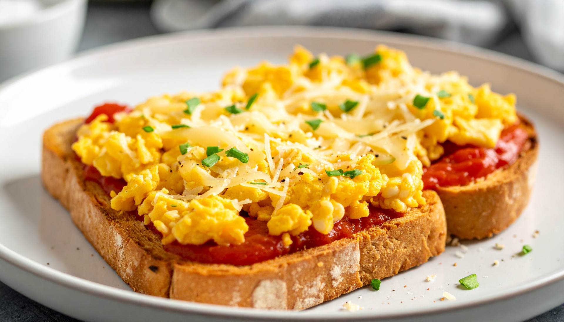 Pizza Breakfast Toast