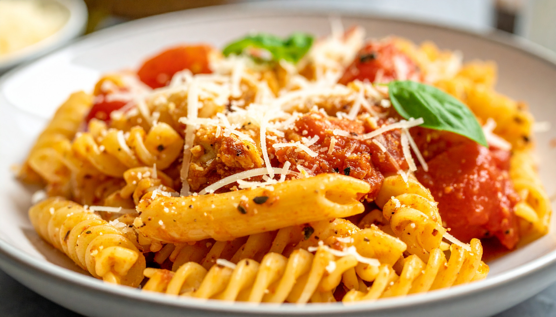 Chicken Parmesan Pasta Salad