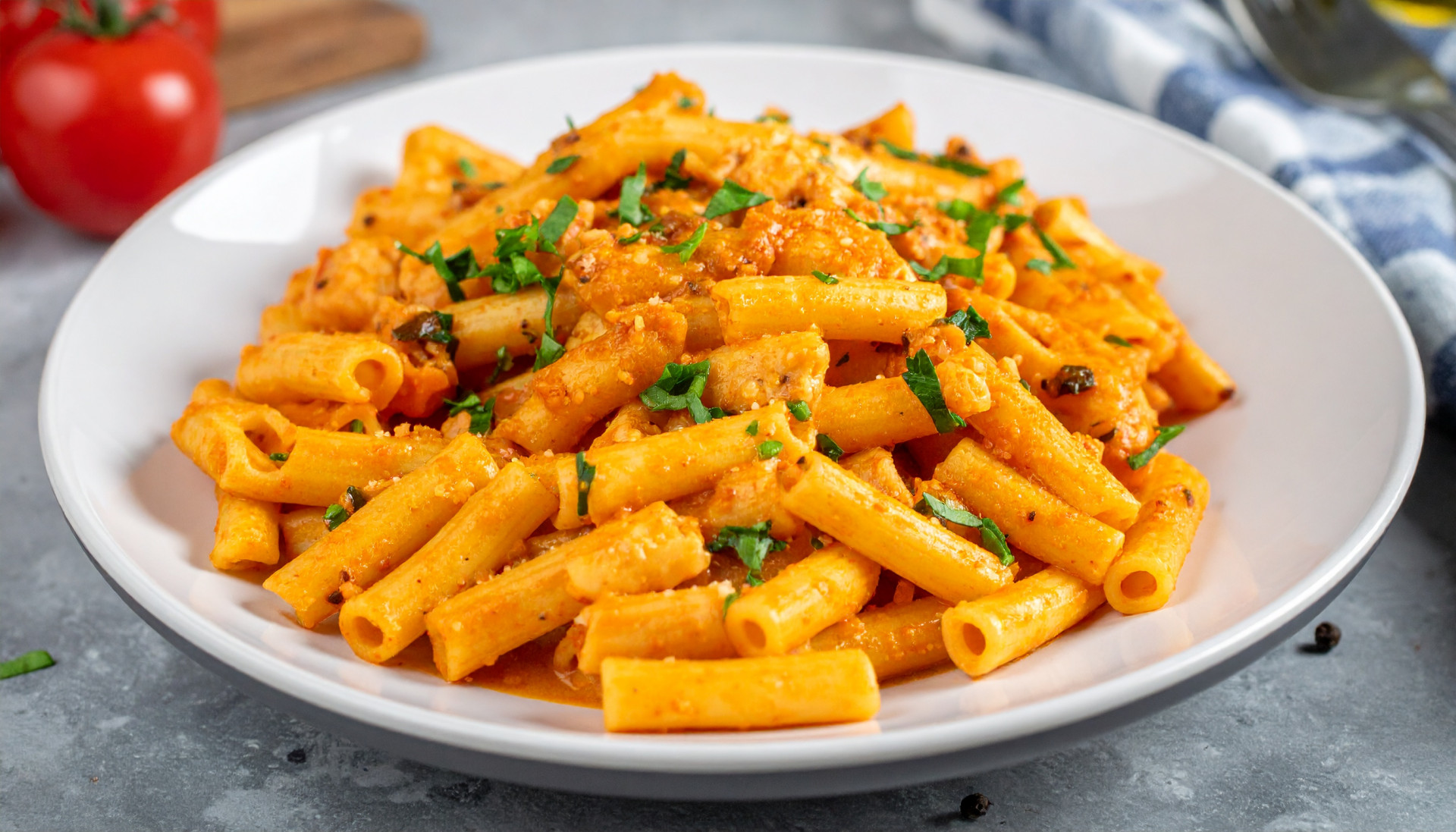 Creamy Tuscan White Bean & Chicken Pasta