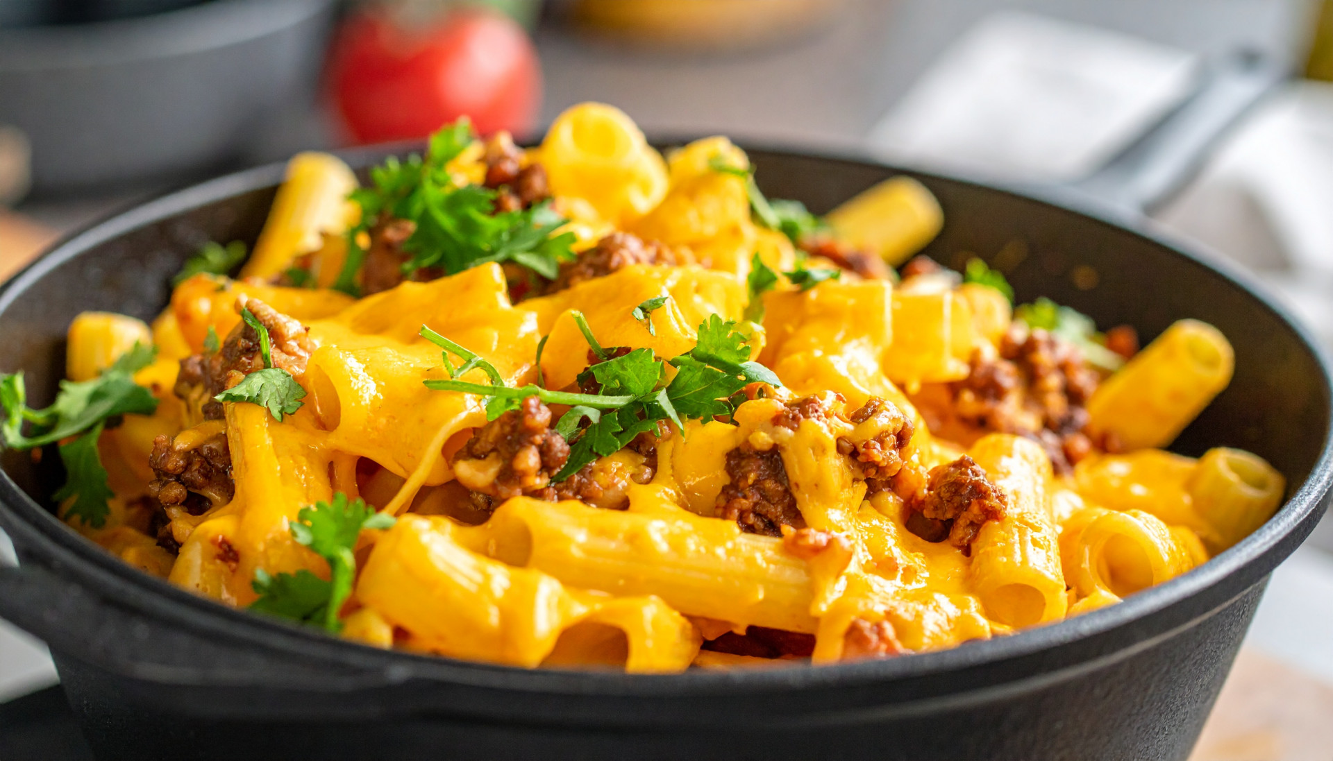 One-Pot Cheesy Taco Pasta