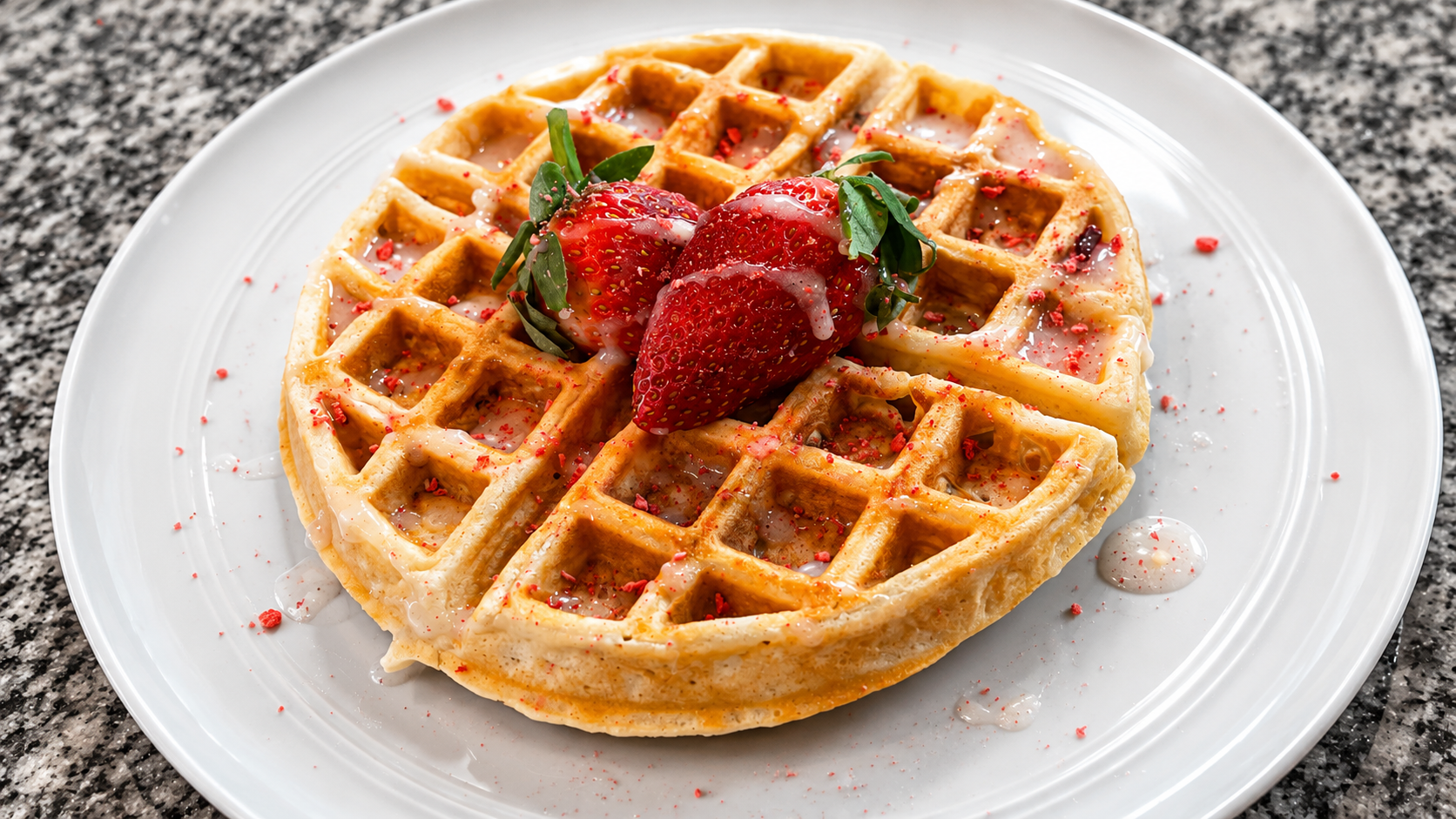 Strawberry Waffles