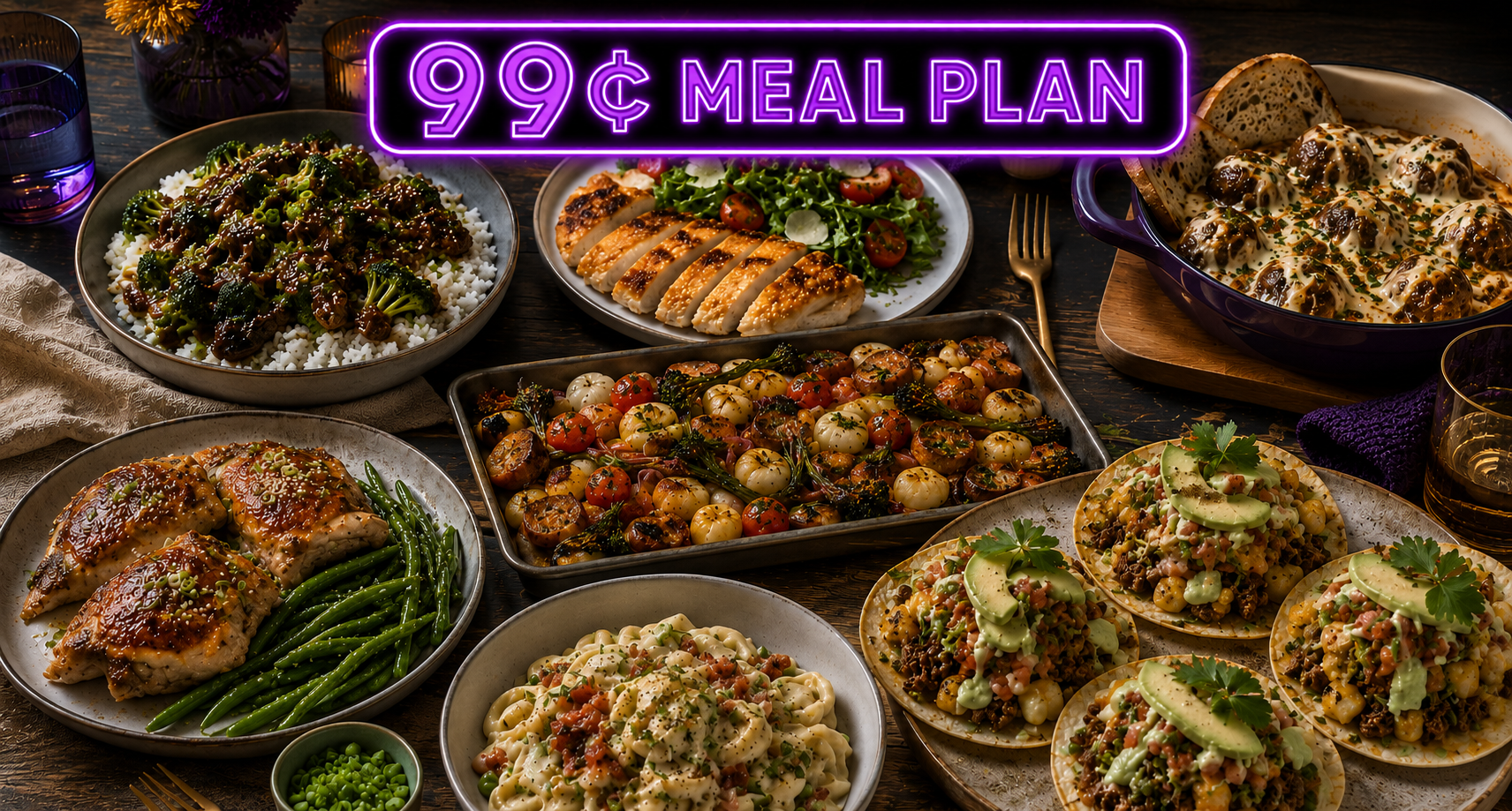 The “What’s for Dinner?” 99 Cent Meal Plan