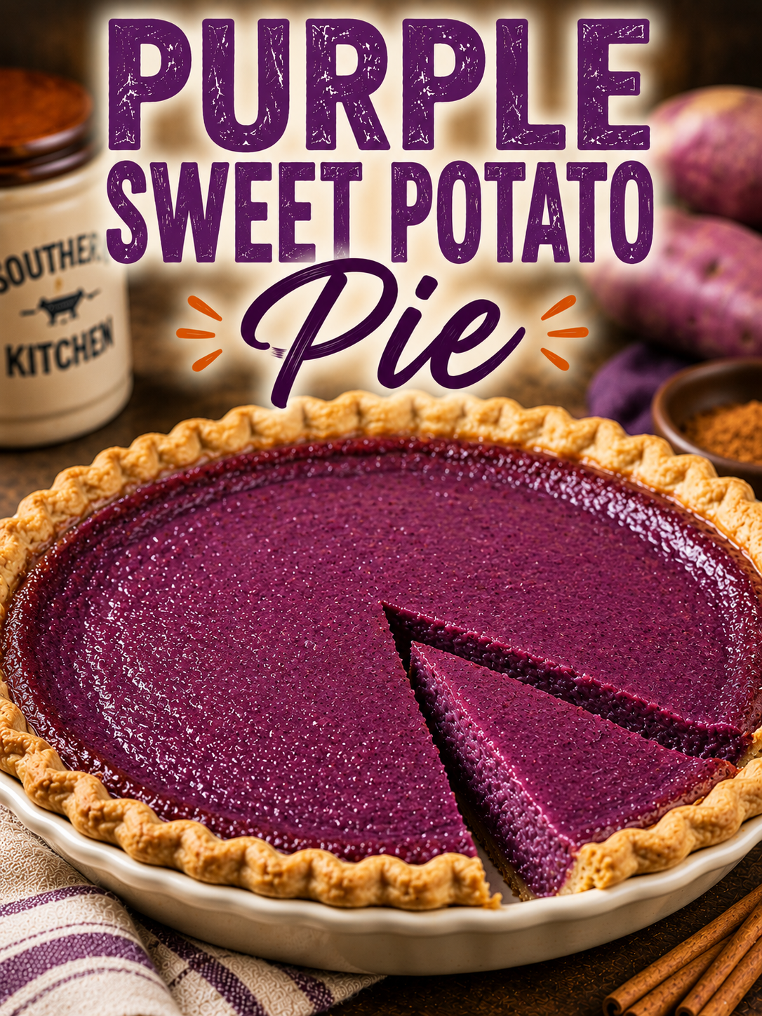 Purple Sweet Potato Pie