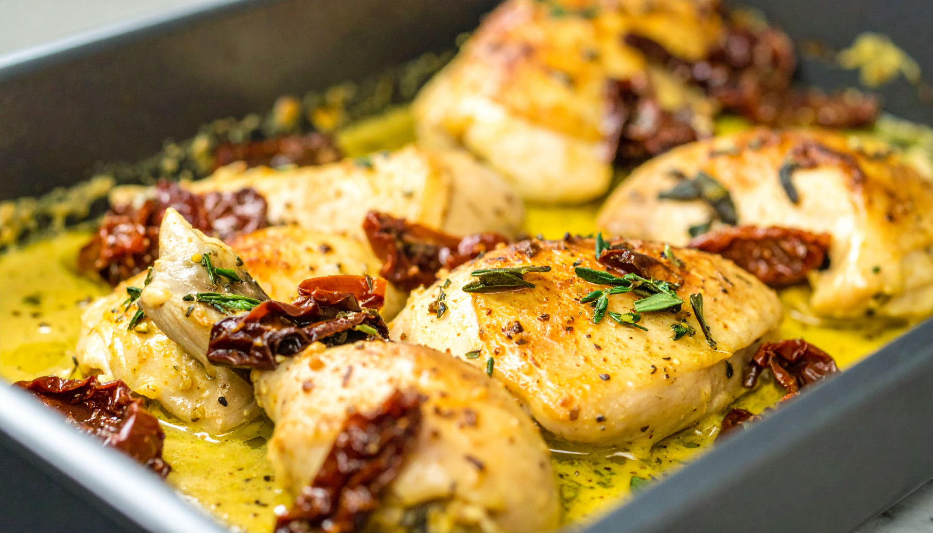 Creamy Tuscan Chicken with Sun-Dried Tomatoes