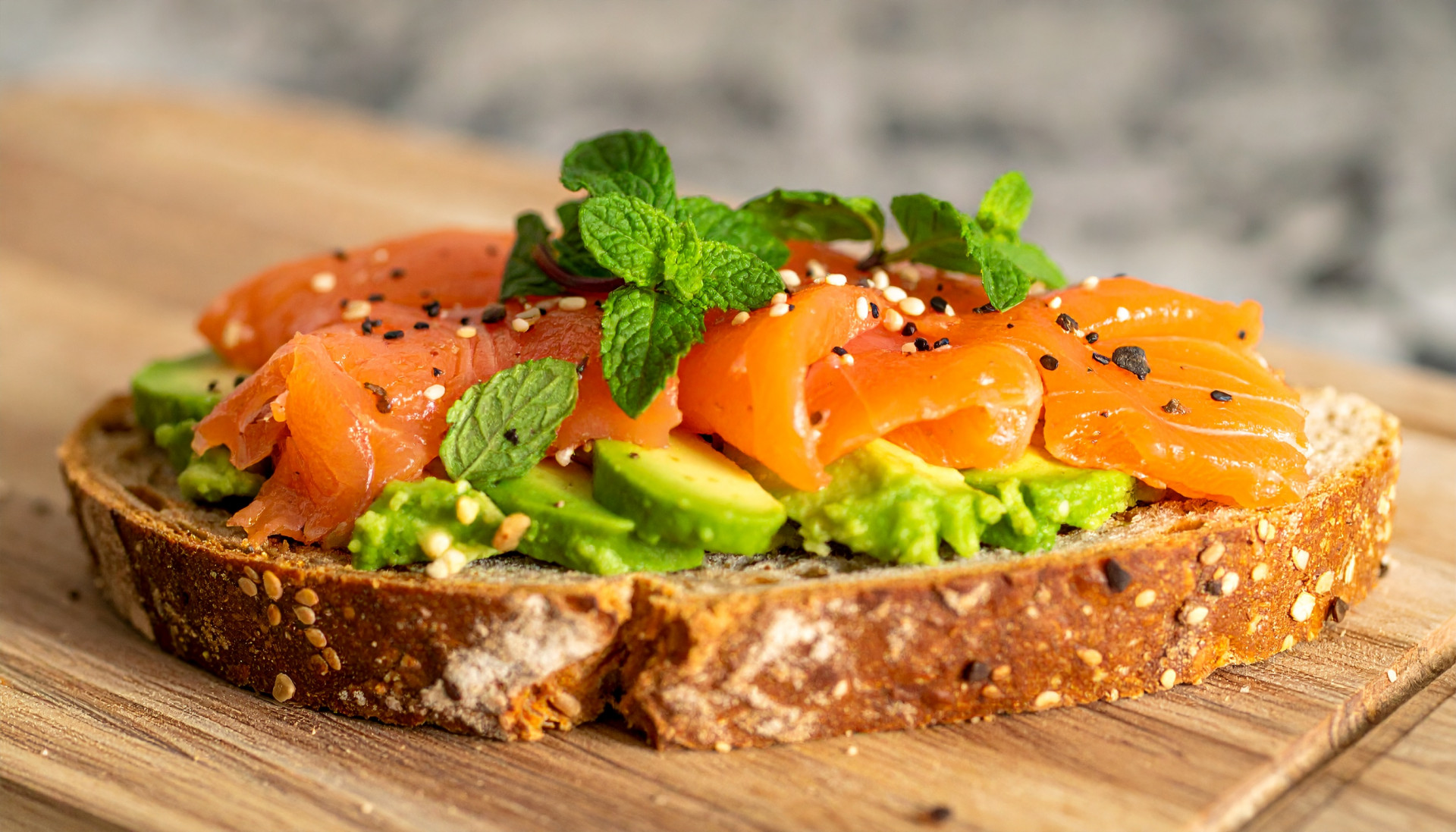 Smoked Salmon Avocado Breakfast Toast