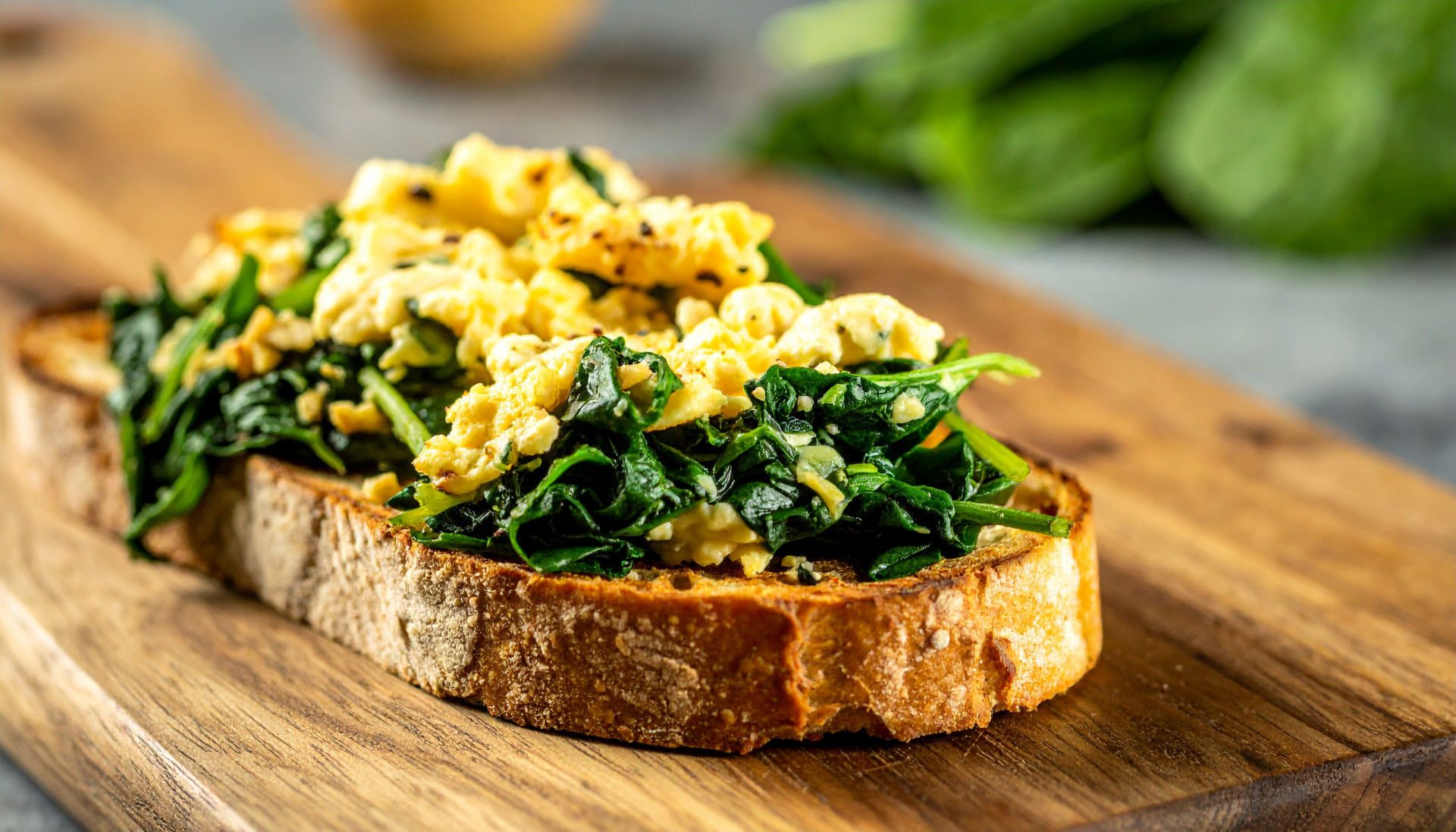 Savory Spinach and Egg Toast