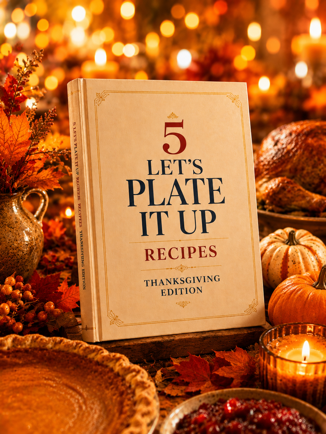 Buy Cory Armstead's 5 Let's Plate It Up Recipes Thanksgiving Edition cookbook