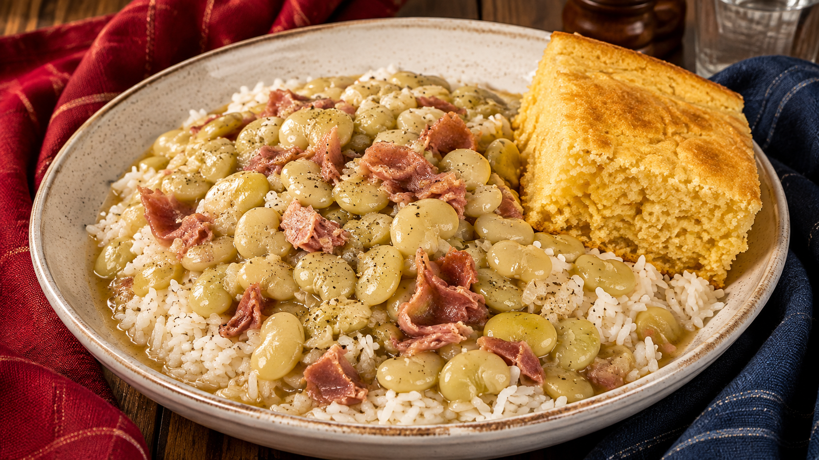 Southern Slow-Cooked Butter Beans