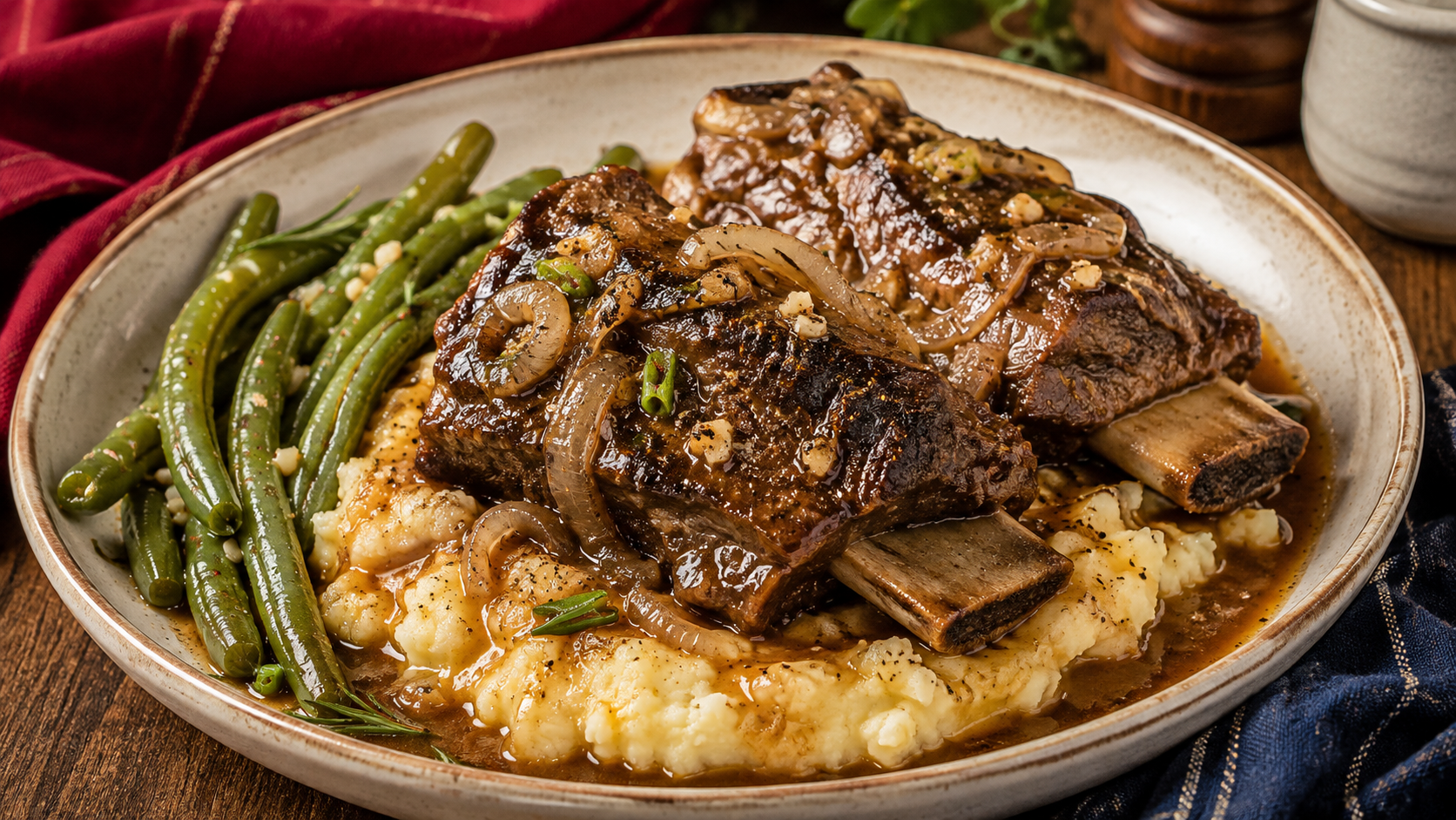 Slow-Cooked Short Ribs