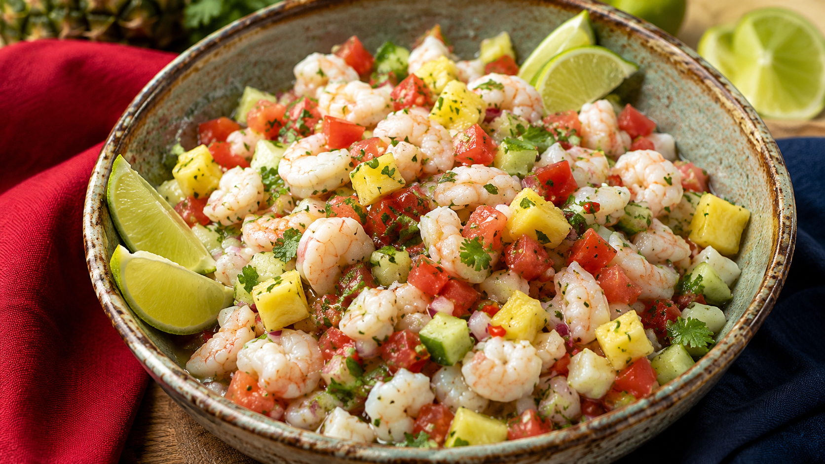 Fuego Pineapple Shrimp Ceviche