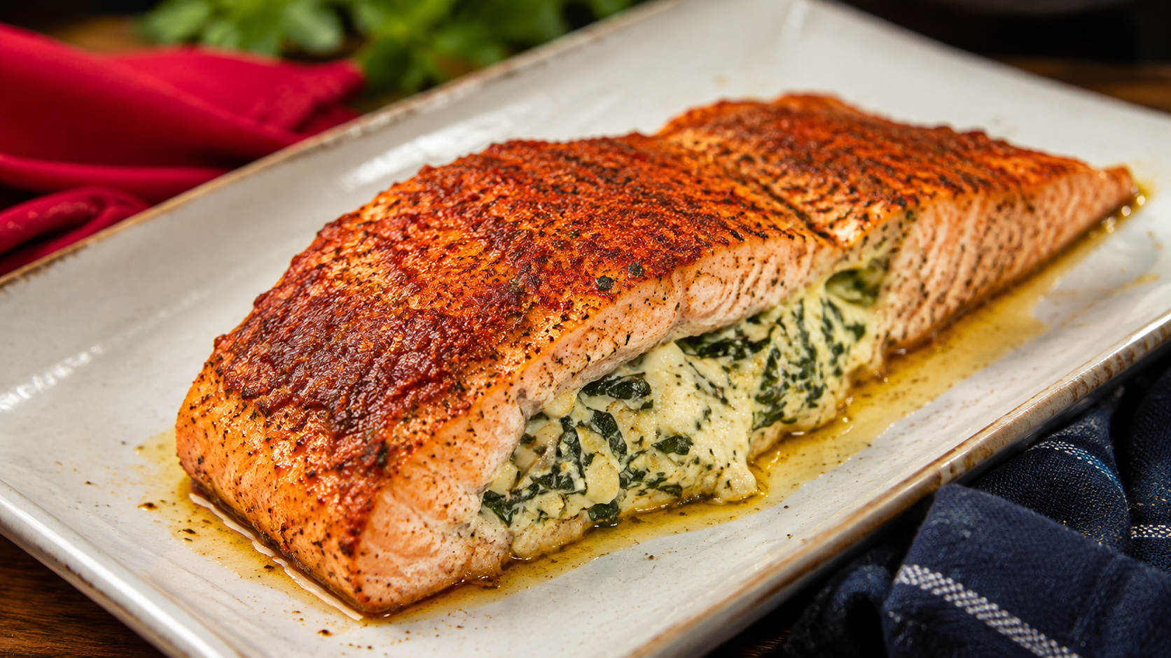 Stuffed Salmon