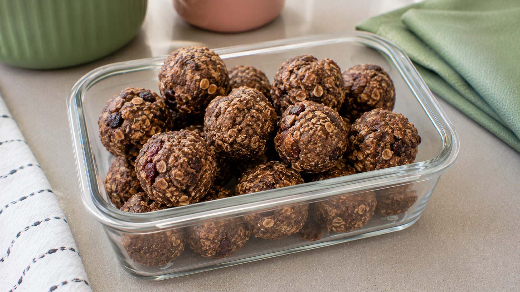 Chocolate Cherry Energy Bites