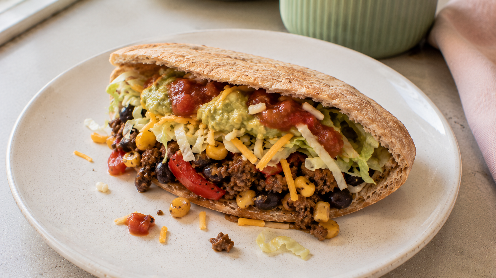 Loaded Taco Pita