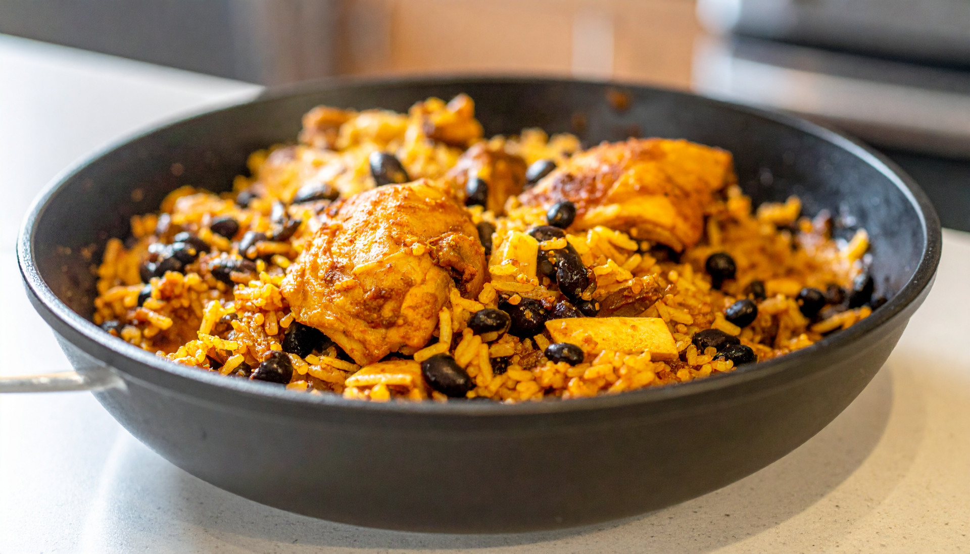 One-Pot Smoky Chicken, Rice & Black Beans