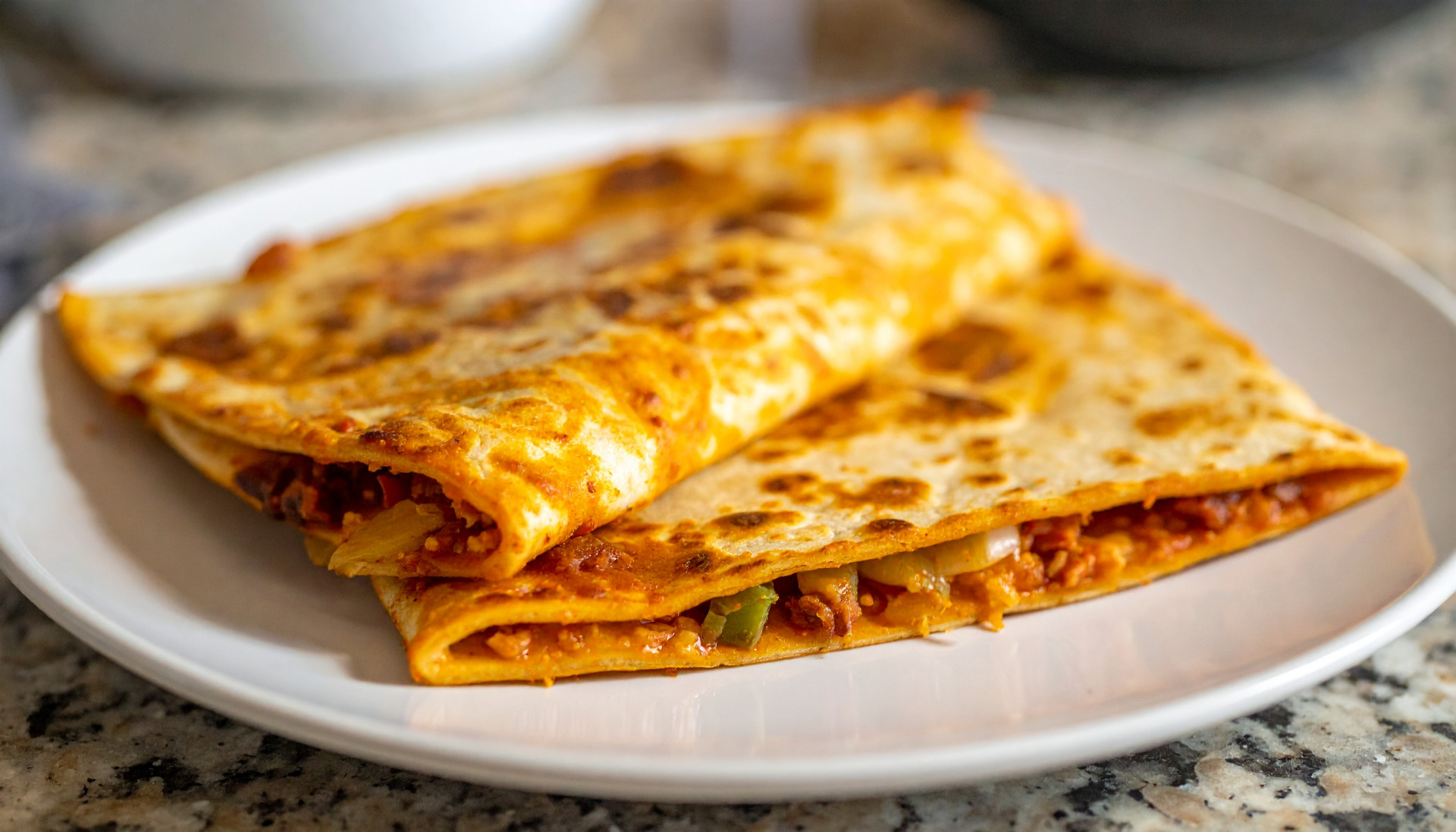 Crispy Enchilada Melt Quesadillas