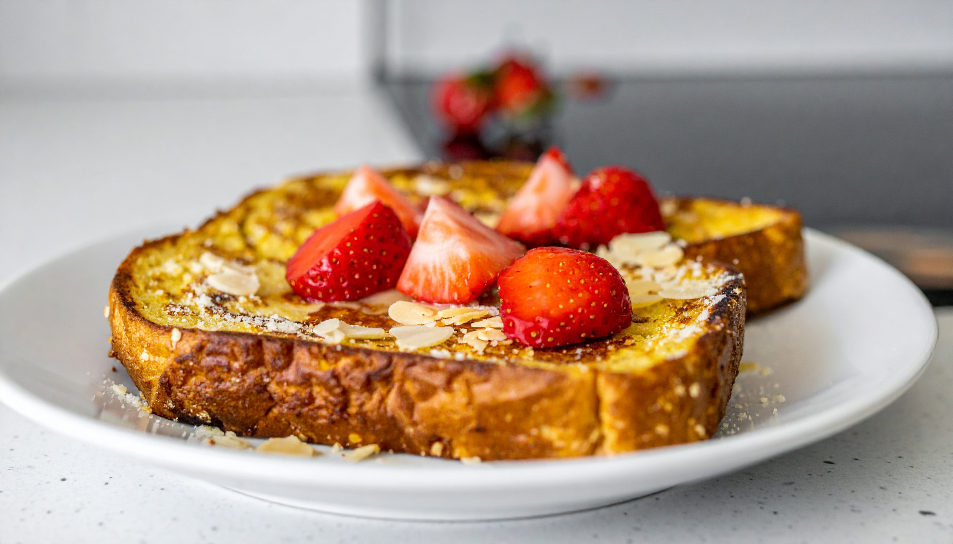 Strawberry Almond Butter French Toast