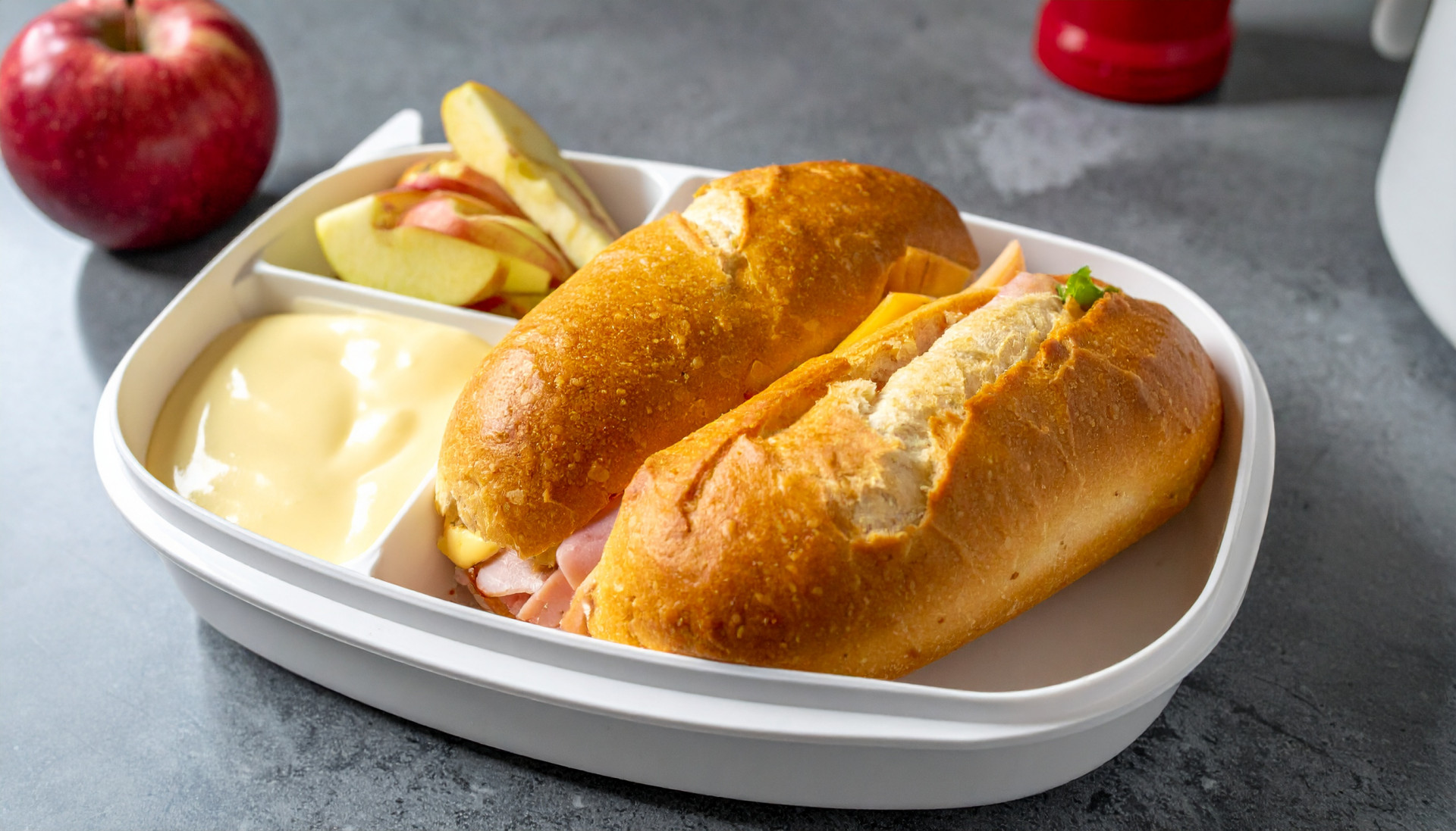 Loaded Ham & Cheese Hoagie Back to School Lunch Box