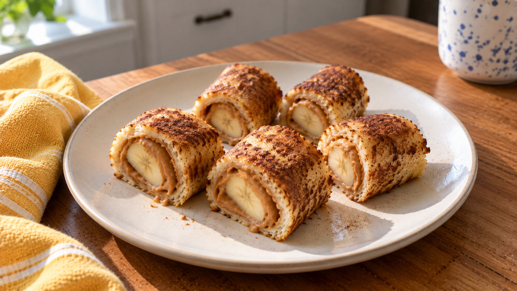 Peanut Butter Banana Roll-Ups