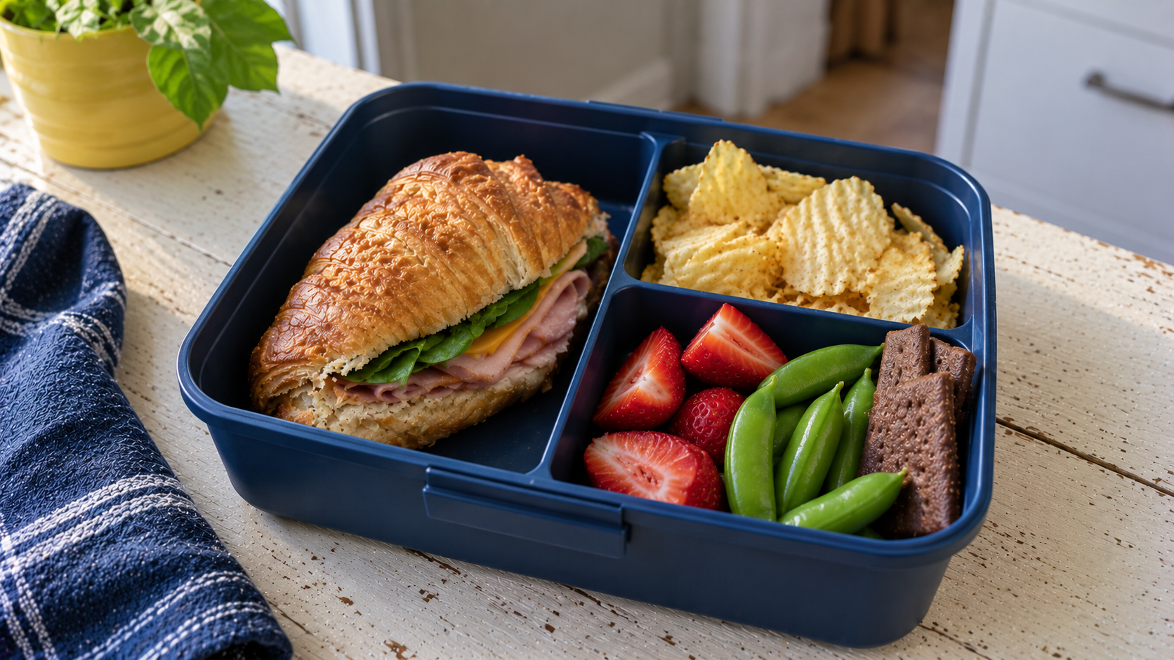 Ham & Cheese Croissant Lunch