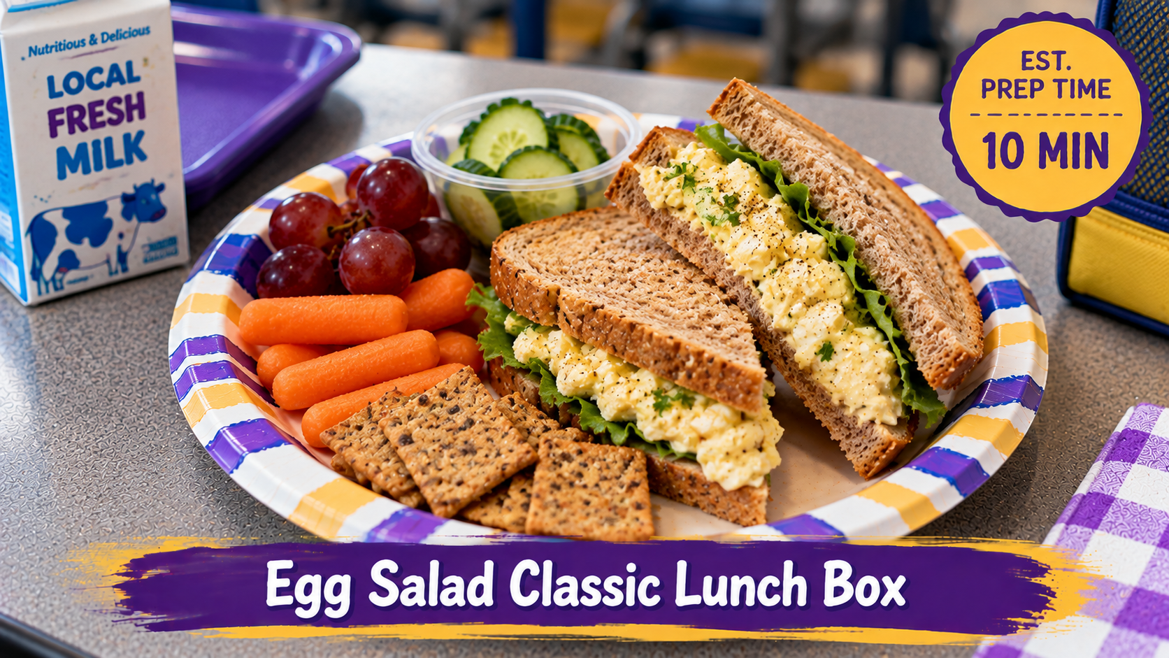 Egg Salad Classic Lunch Box
