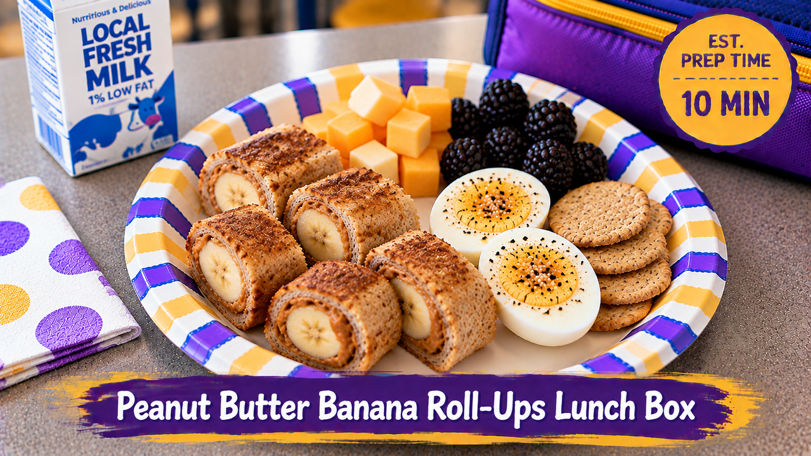 Peanut Butter Banana Roll-Ups