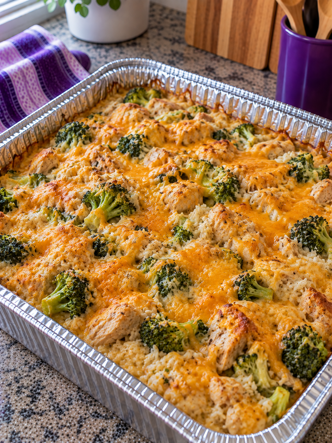 Chicken Broccoli and Rice Casserole