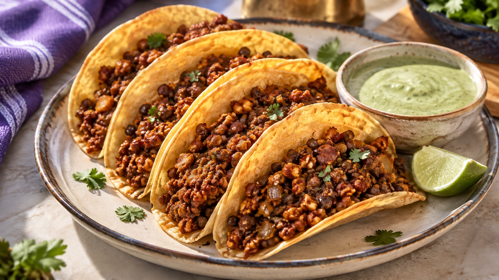 Easy Vegan Walnut Taco Meat