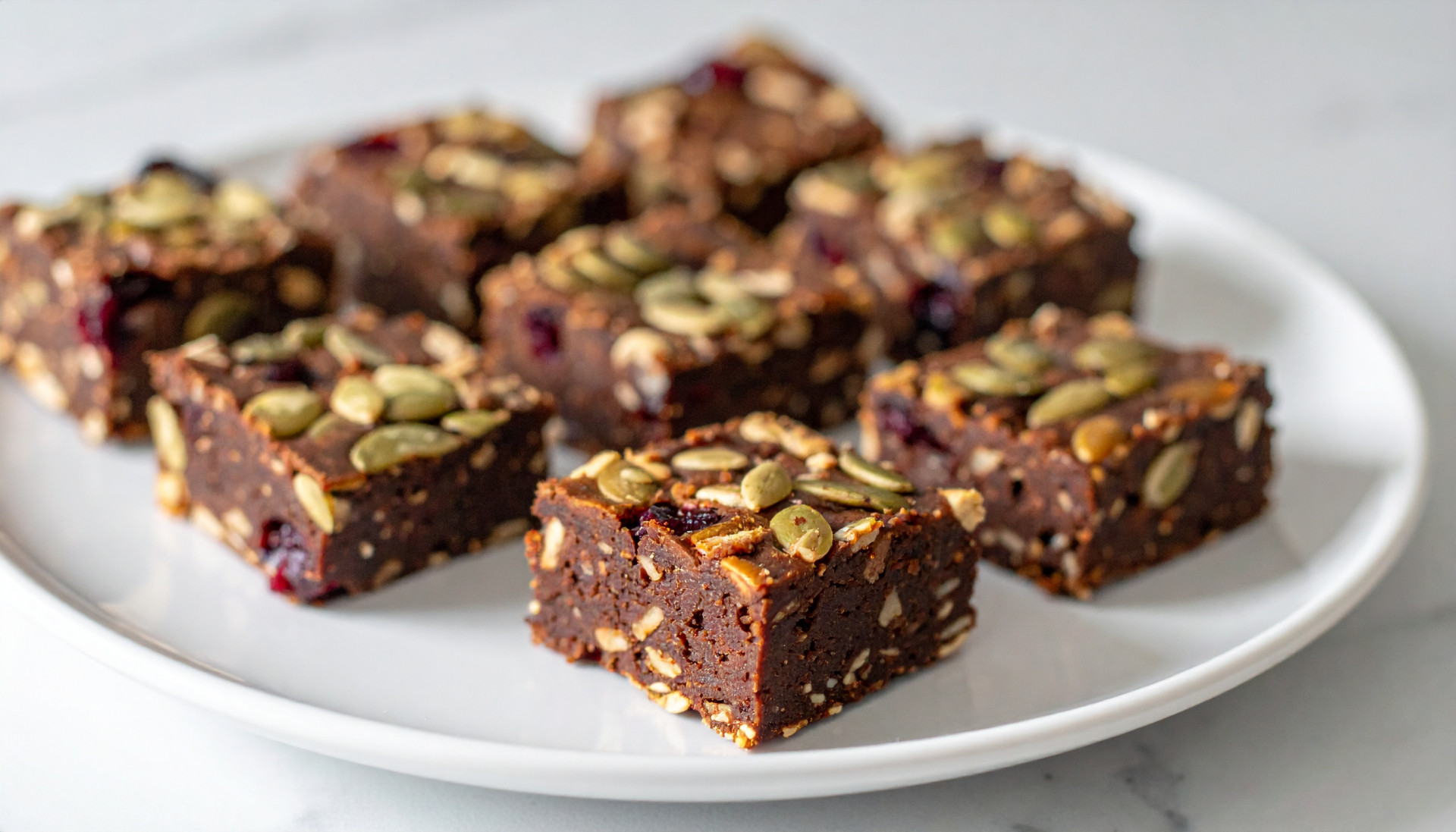 Chocolate Cherry Pumpkin Seed Energy Bites