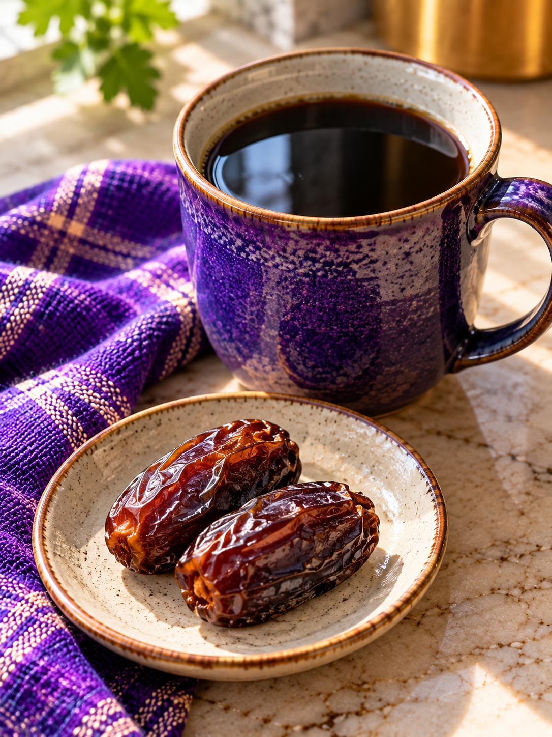 Coffee with Medjool Dates