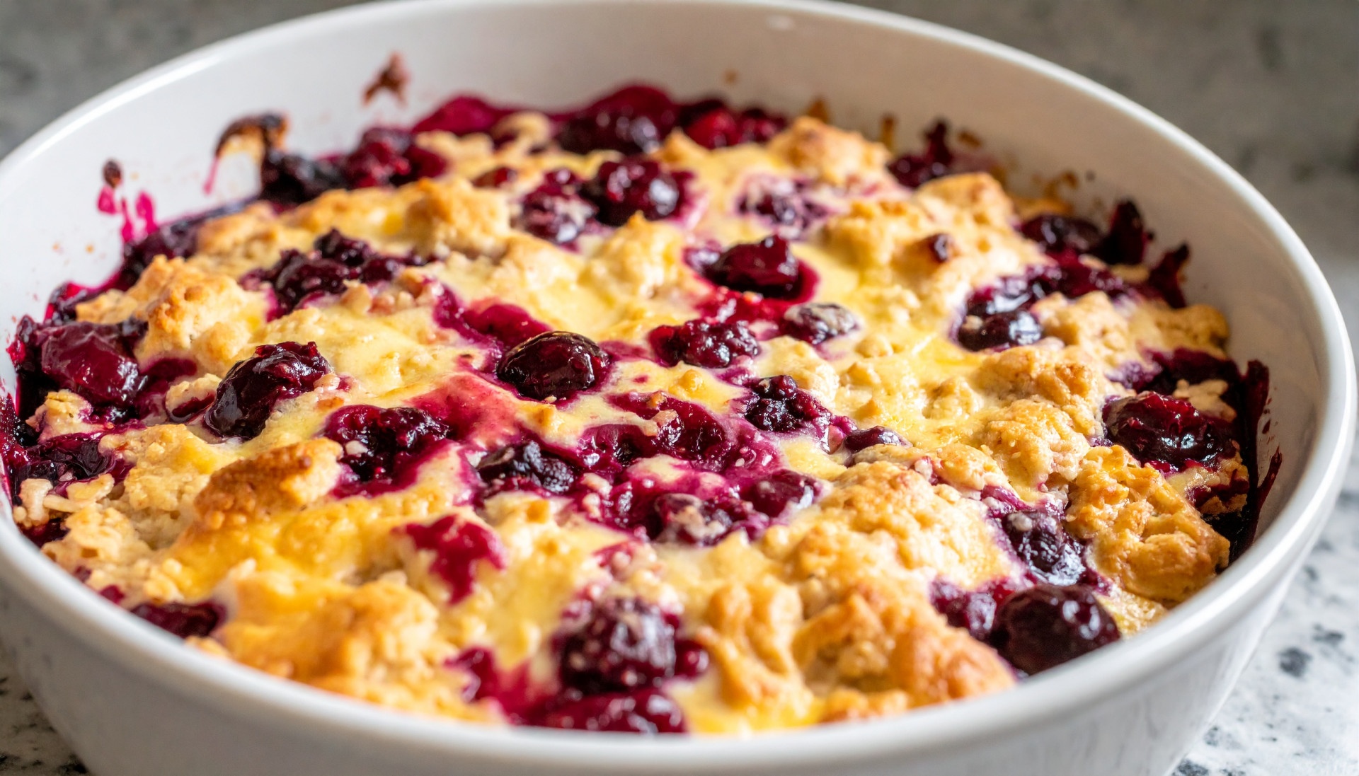 Berry Cheesecake Baked Oats