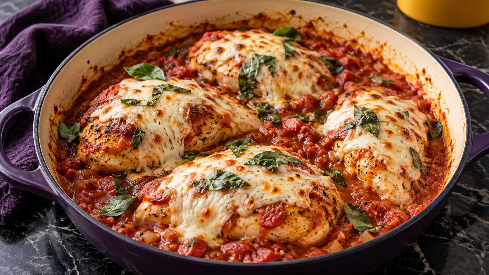 Mozzarella Chicken Skillet