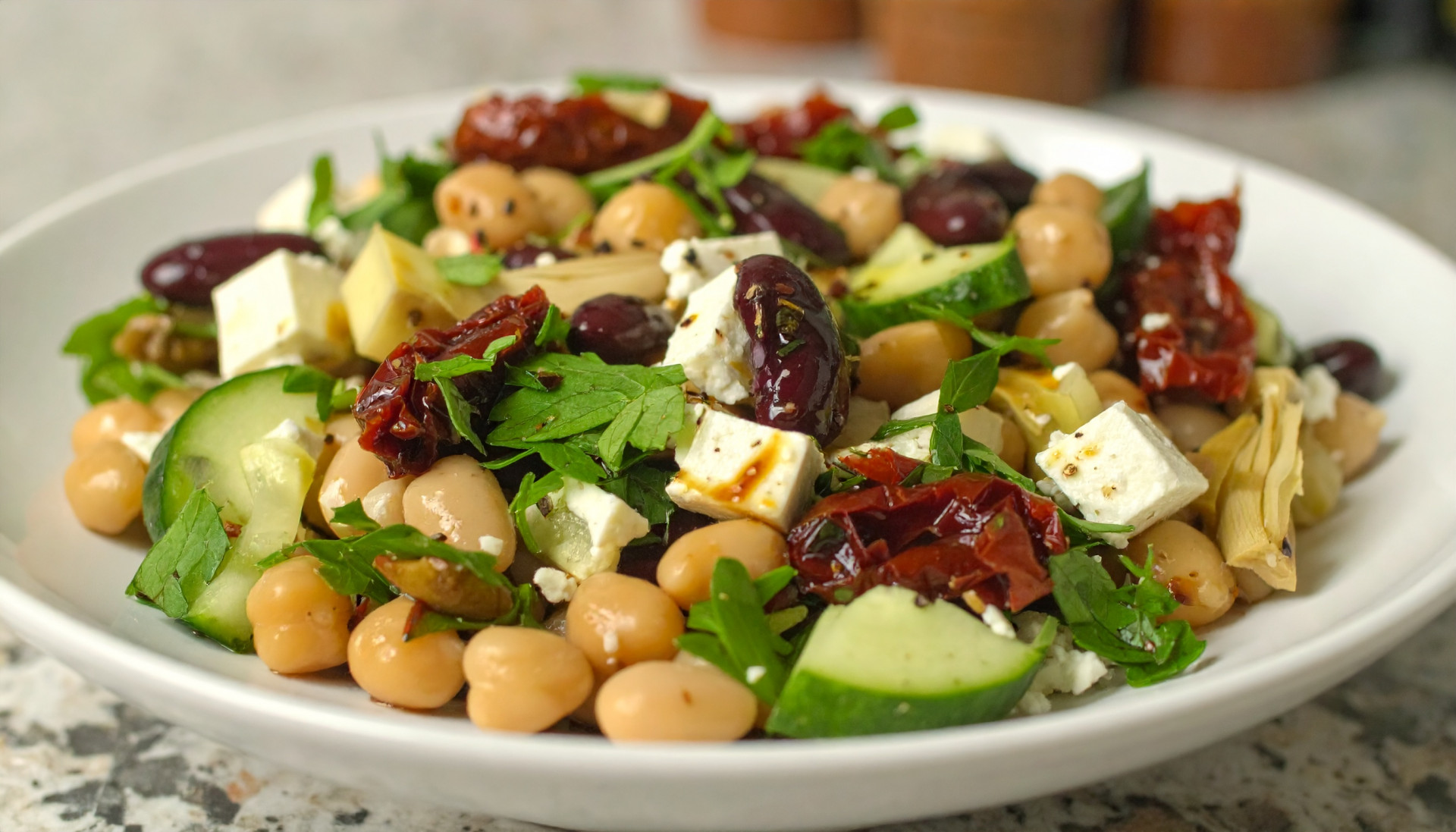 Loaded Mediterranean-Inspired Bean Salad
