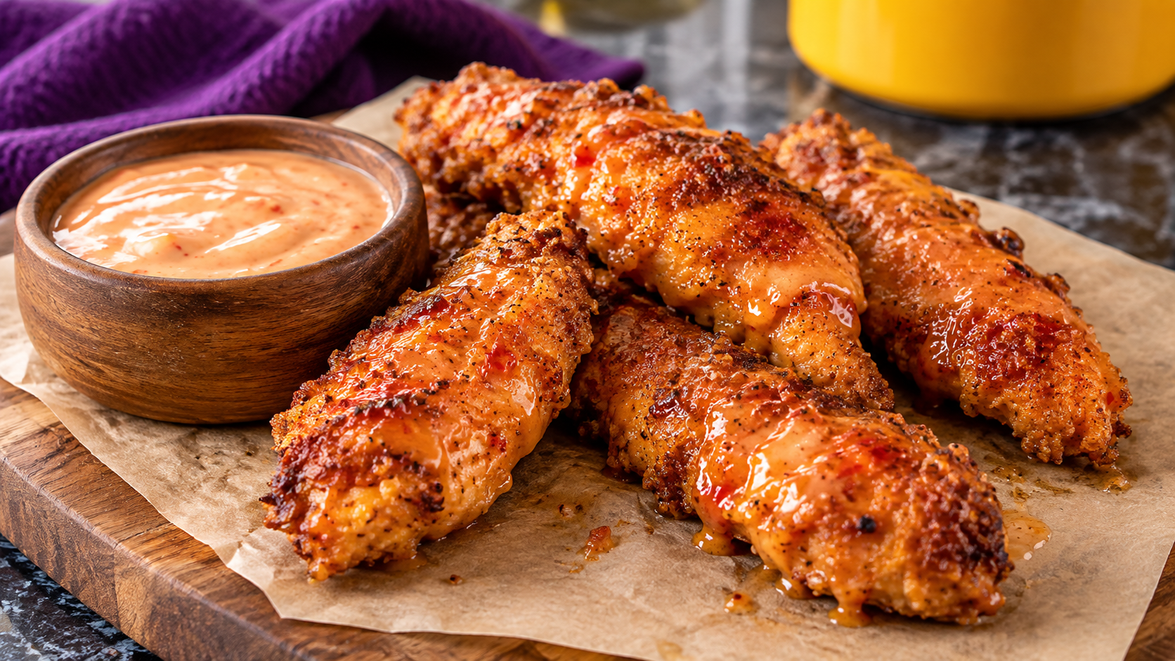 Keto Bang Bang Chicken Fingers