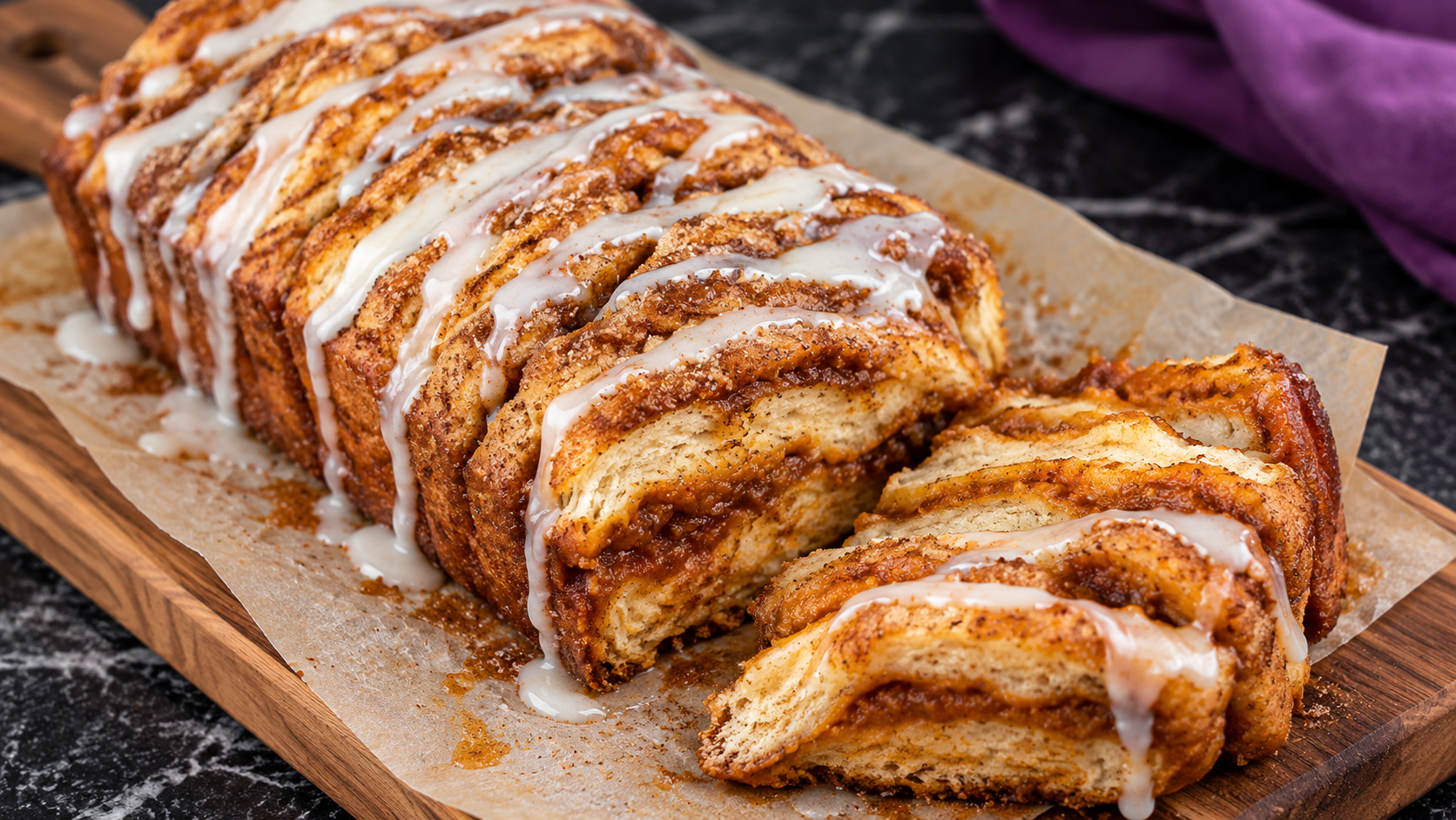 Pumpkin Cinnamon Pull-Apart Bread