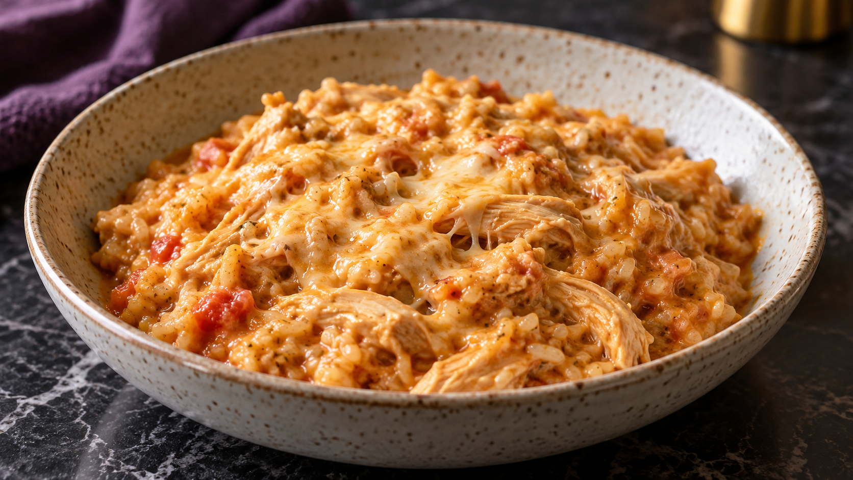 Slow Cooker Chicken Con Queso
