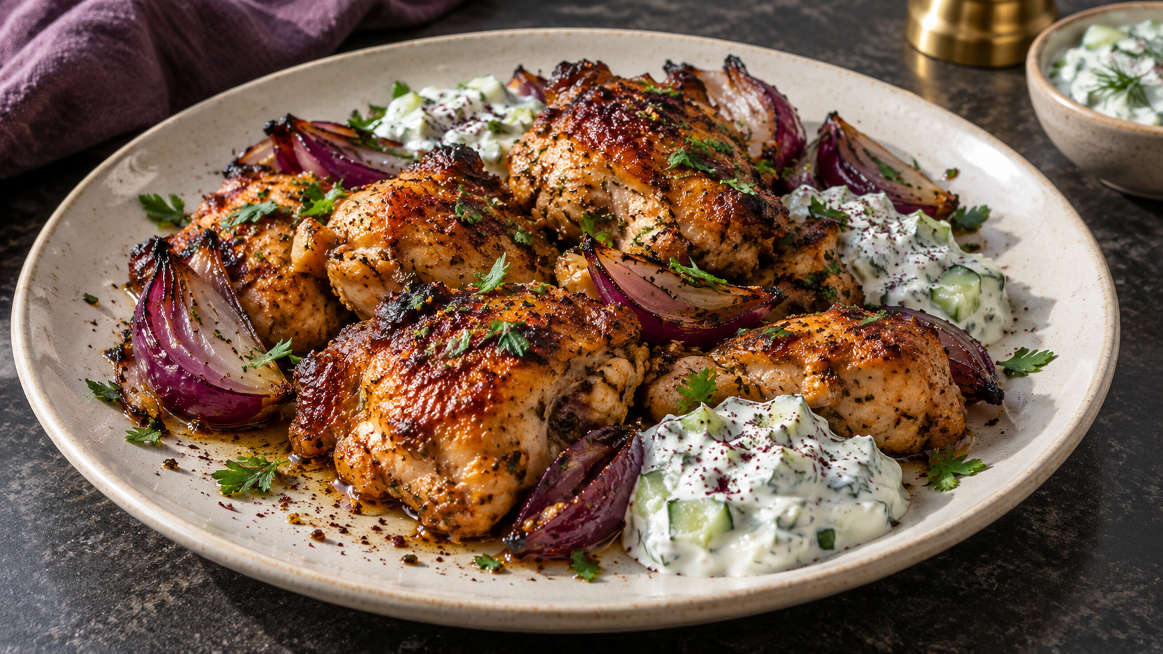 Chicken Shawarma Sheet Pan Dinner